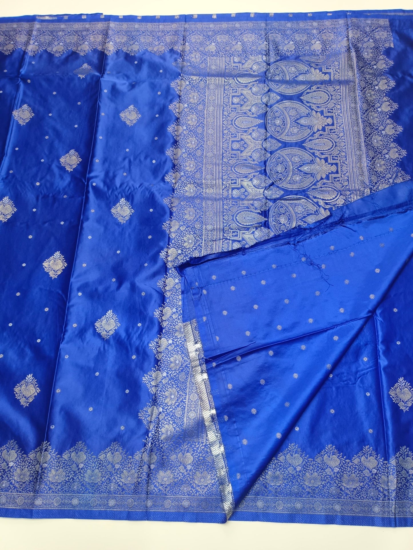 SATIN CREPE SILK SAREE - B S CHANNABASAPPA & SONS