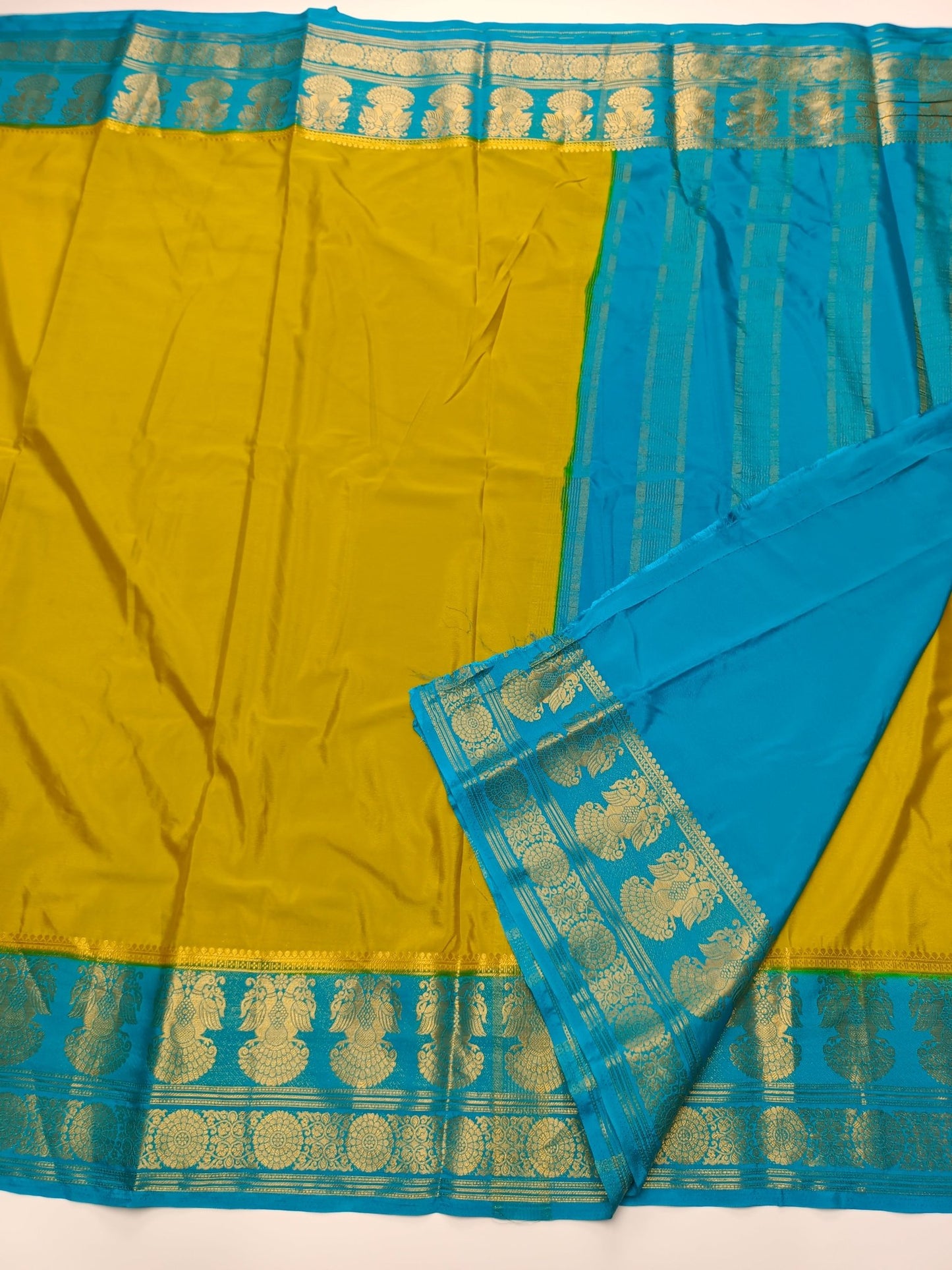 SEMI CREPE SILK SAREE - B S CHANNABASAPPA & SONS