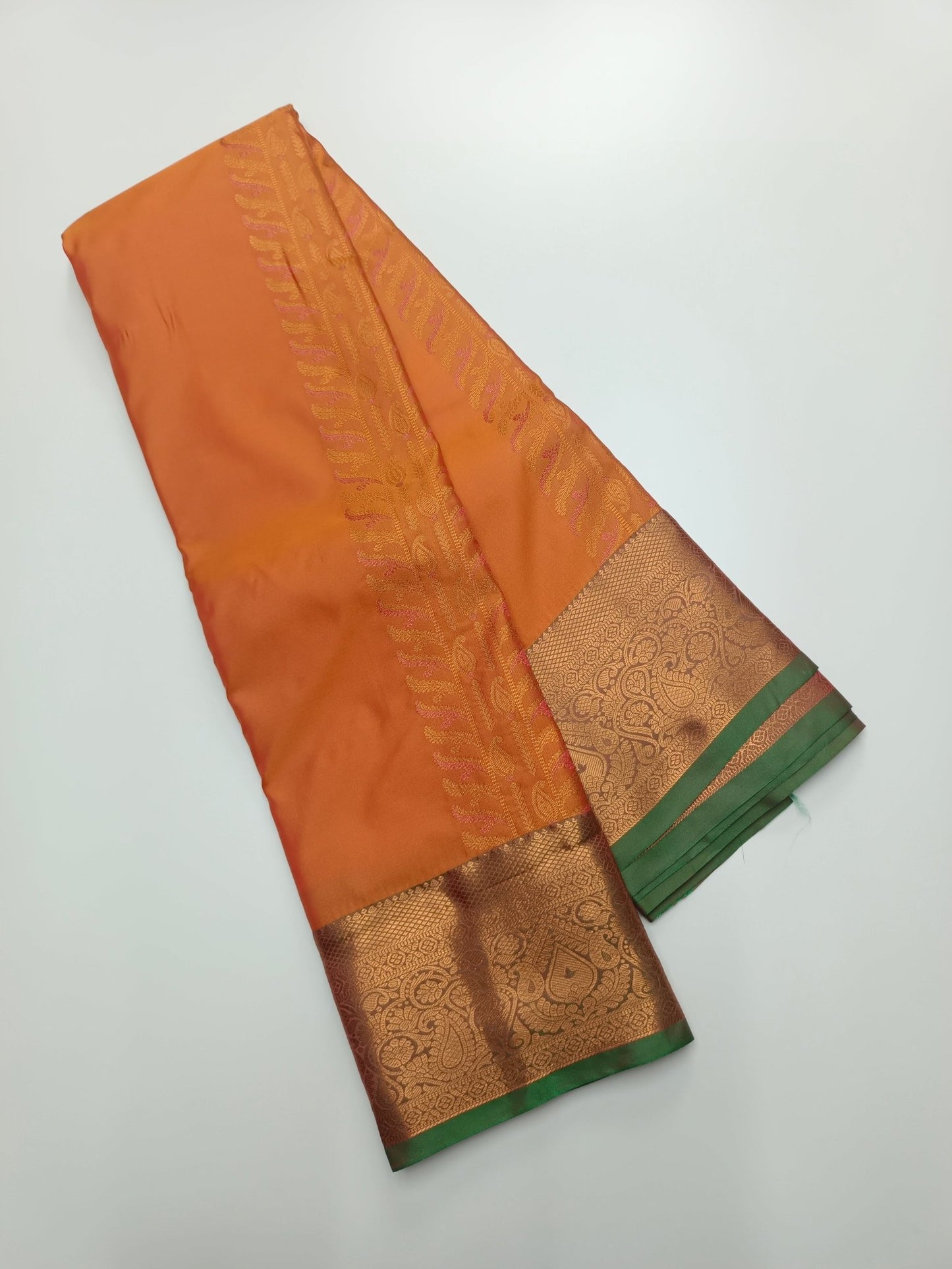 KANCHIPURAM SEMI SILK SAREE - B S CHANNABASAPPA & SONS
