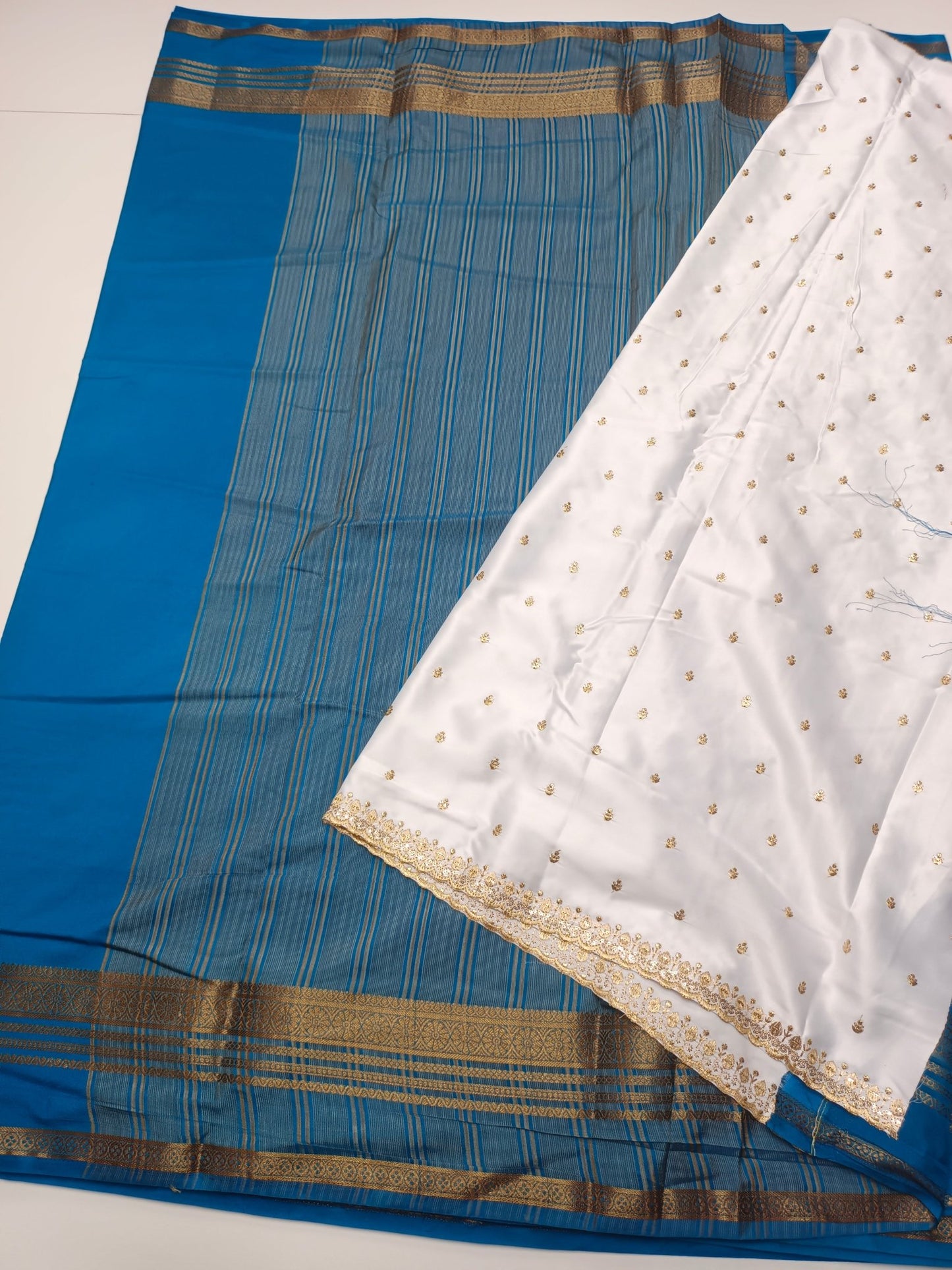 SEMI CREPE SILK SAREE - B S CHANNABASAPPA & SONS