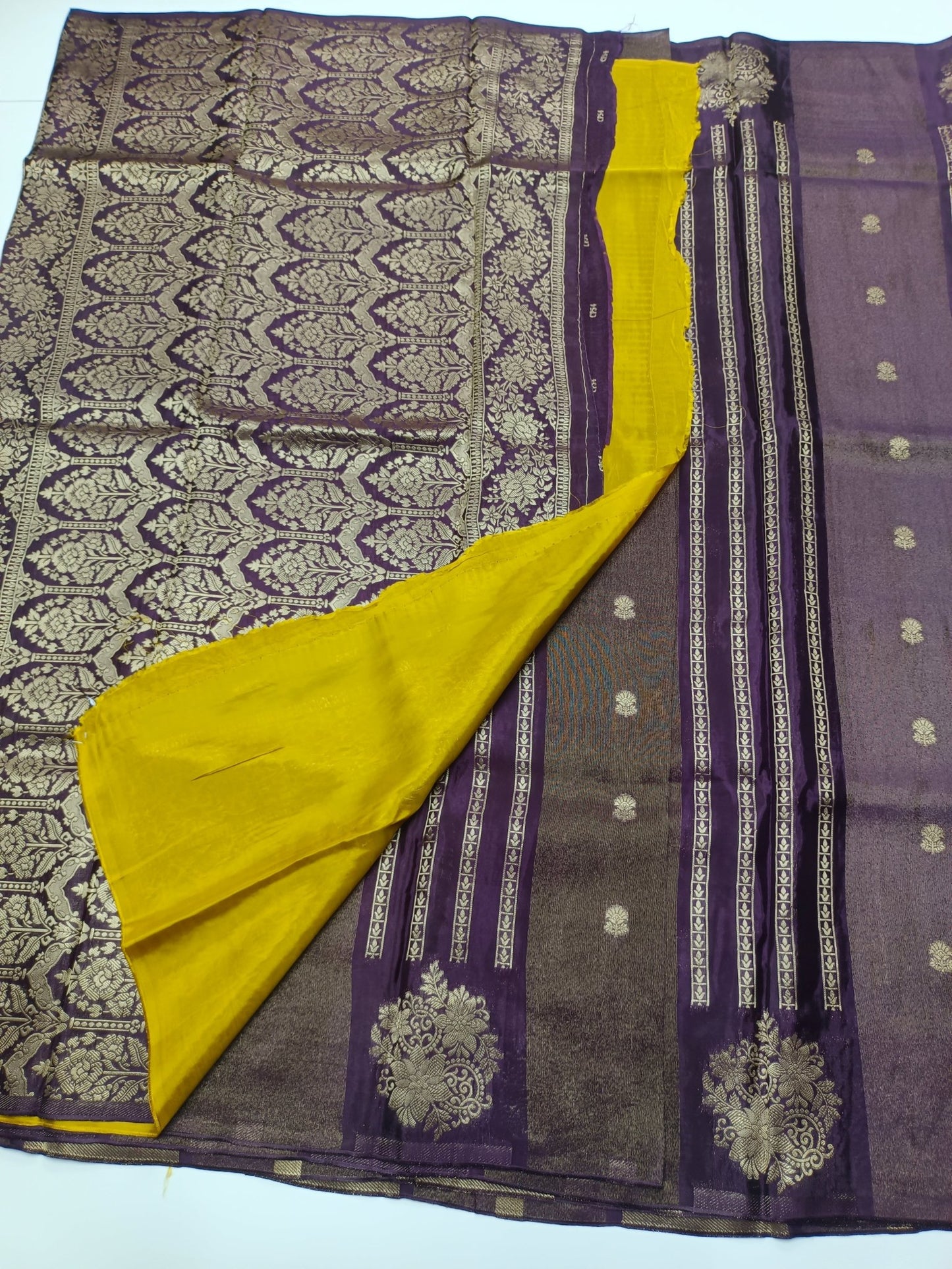 ORGANZA CREPE SILK SAREE - B S CHANNABASAPPA & SONS