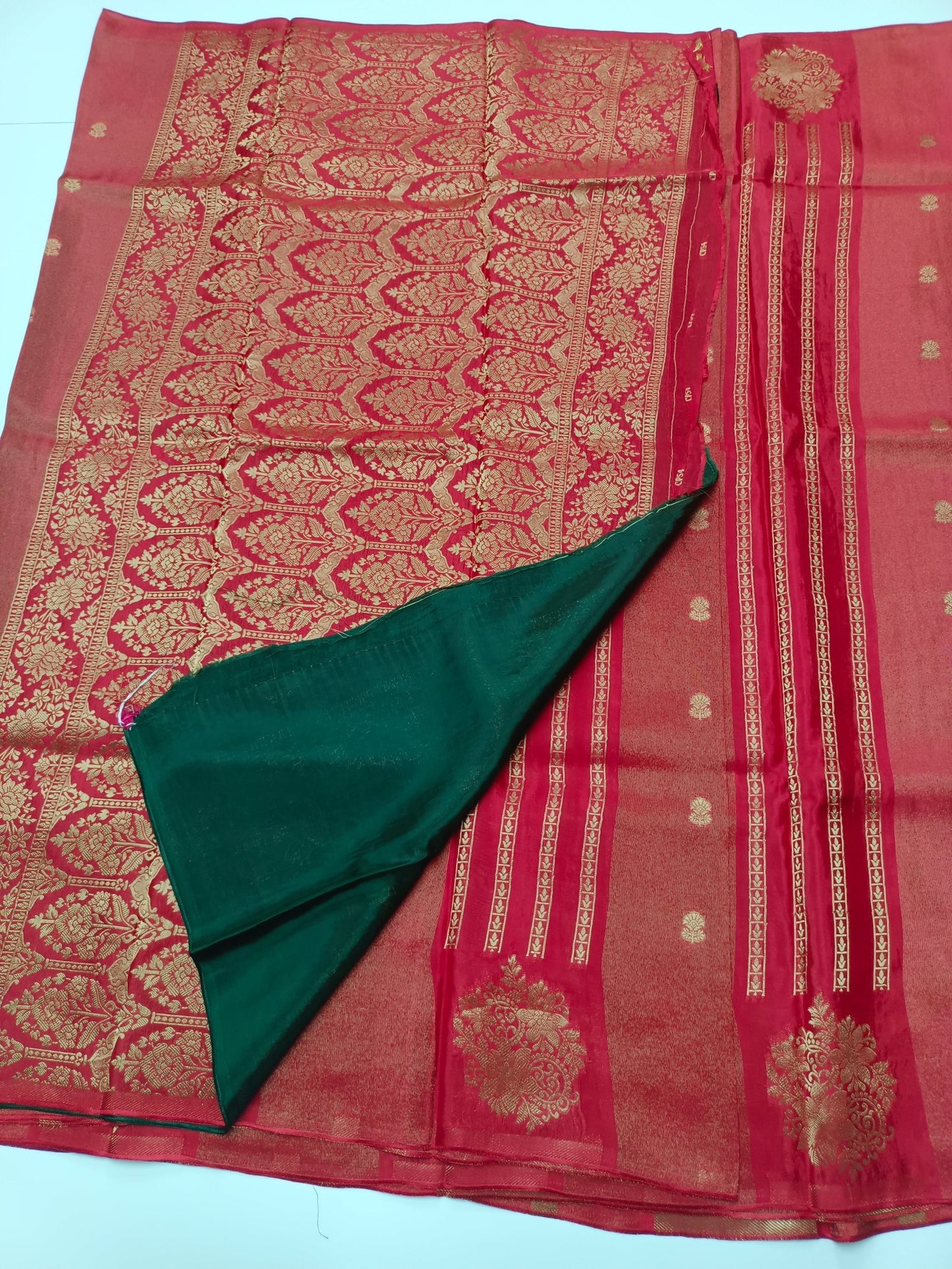ORGANZA CREPE SILK SAREE - B S CHANNABASAPPA & SONS
