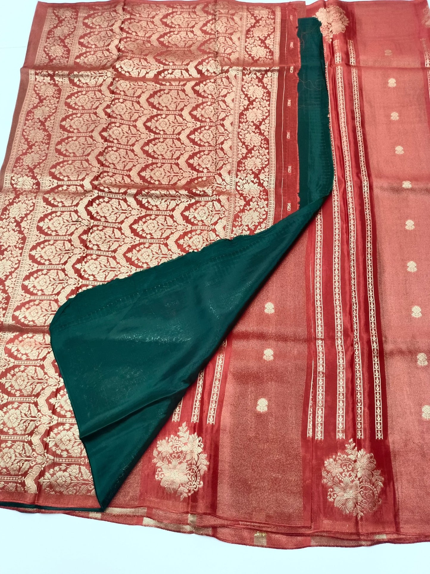 ORGANZA CREPE SILK SAREE - B S CHANNABASAPPA & SONS