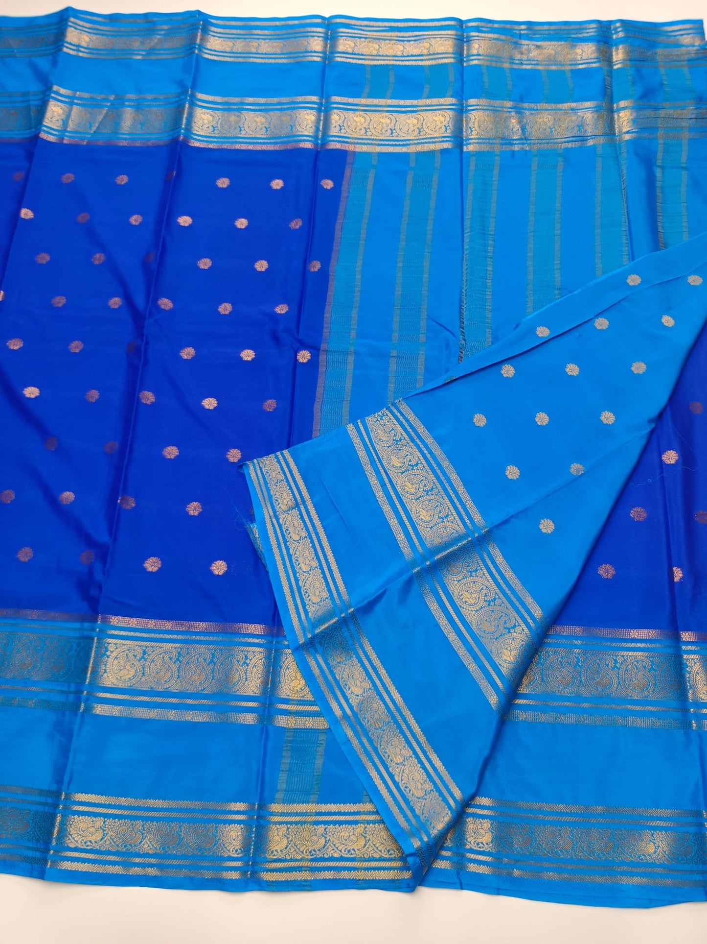 SEMI CREPE SILK SAREE - B S CHANNABASAPPA & SONS