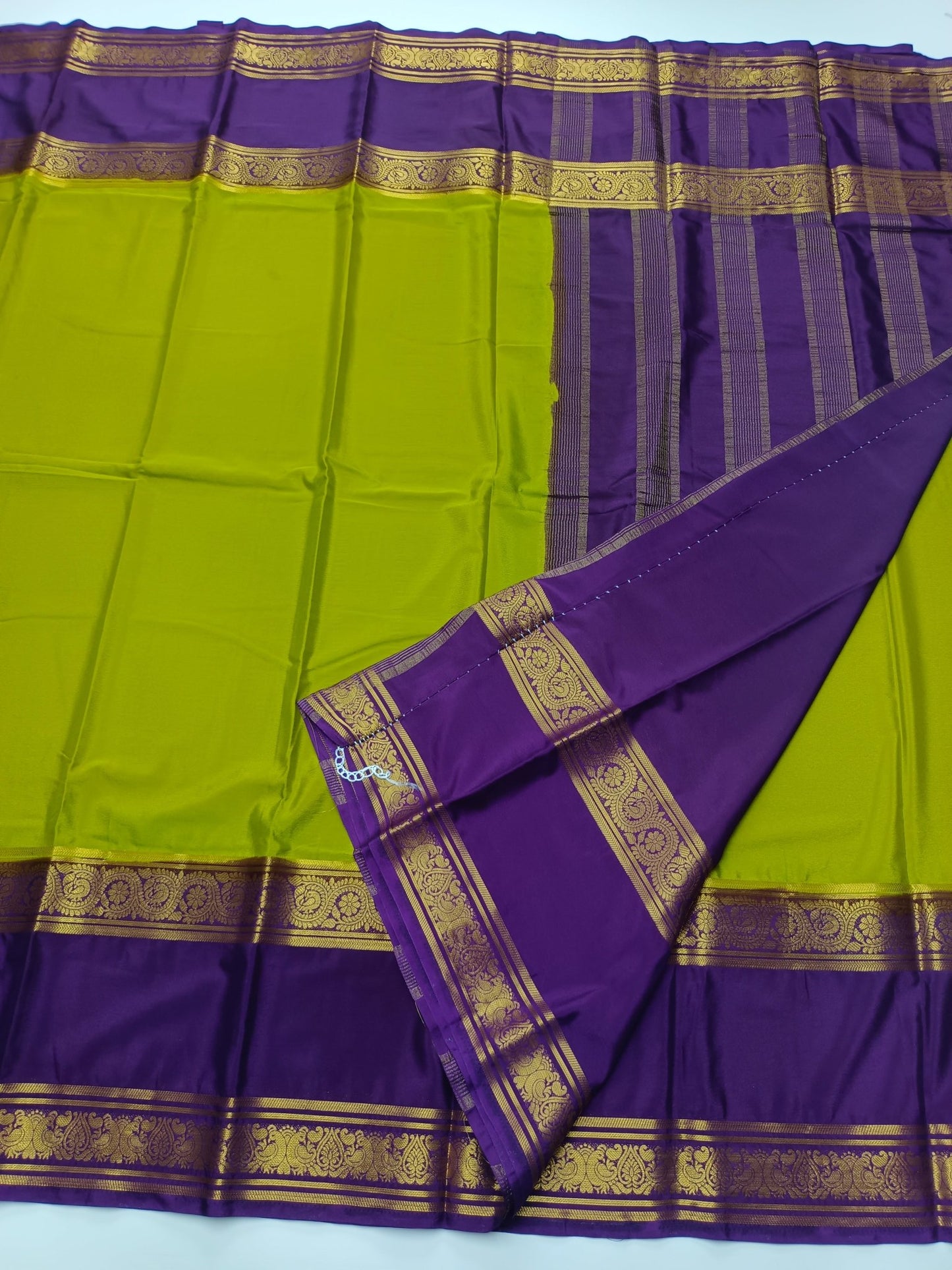 SEMI CREPE SILK SAREE - B S CHANNABASAPPA & SONS