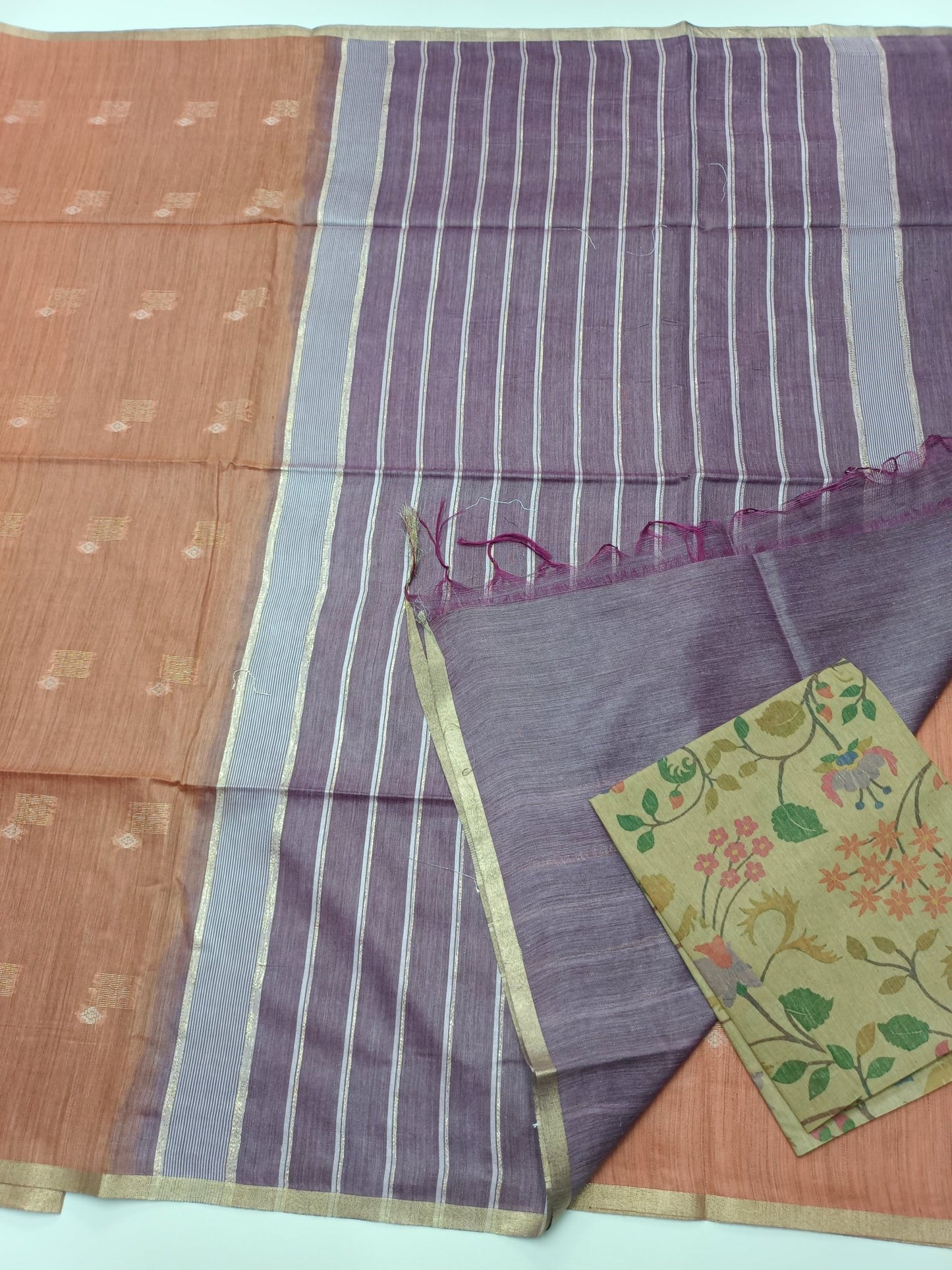 BHAGALPURI COTTON SAREE - B S CHANNABASAPPA & SONS