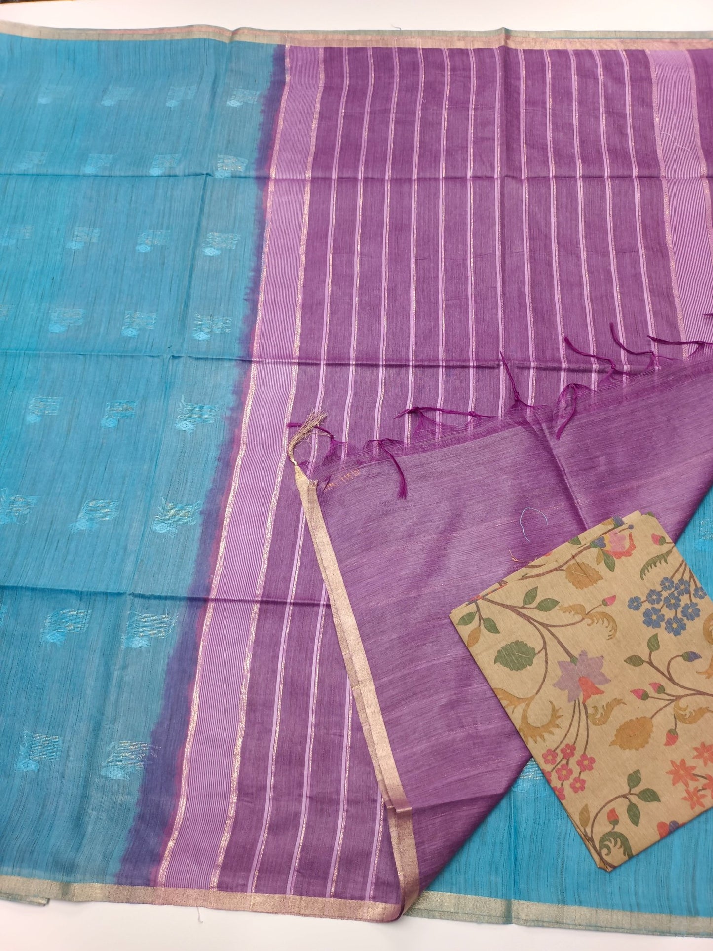 BHAGALPURI COTTON SAREE - B S CHANNABASAPPA & SONS