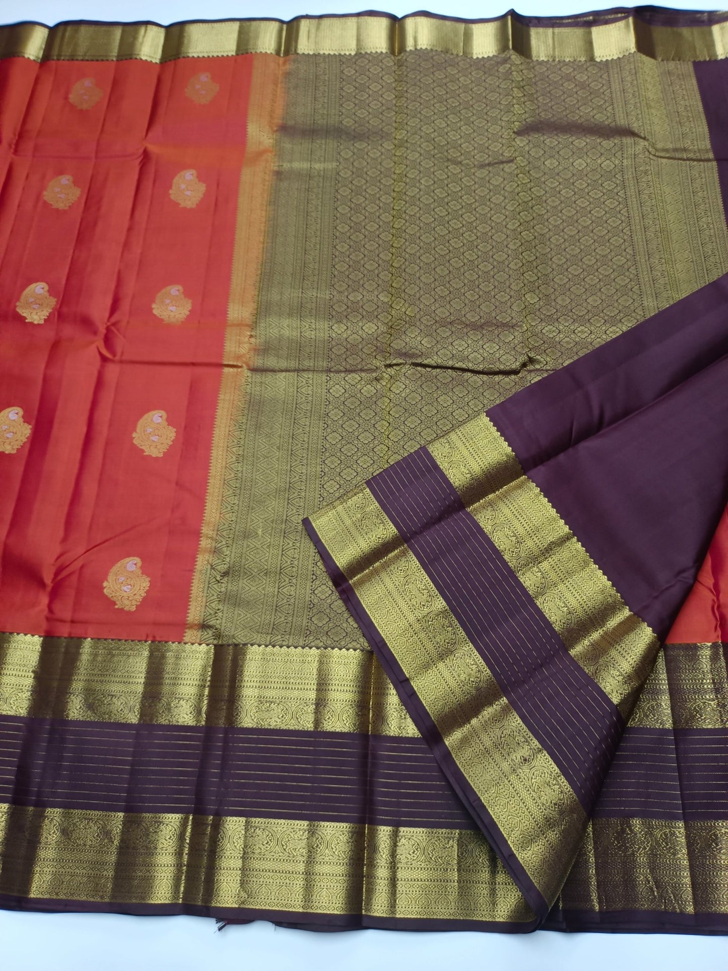 KANCHIPURAM PURE SILK SAREE - B S CHANNABASAPPA & SONS