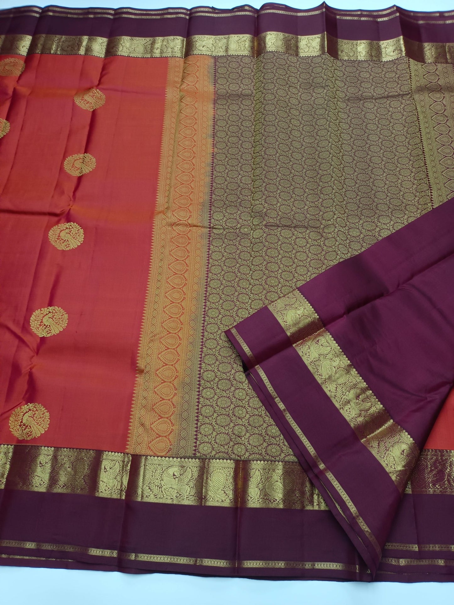 KANCHIPURAM PURE SILK SAREE - B S CHANNABASAPPA & SONS