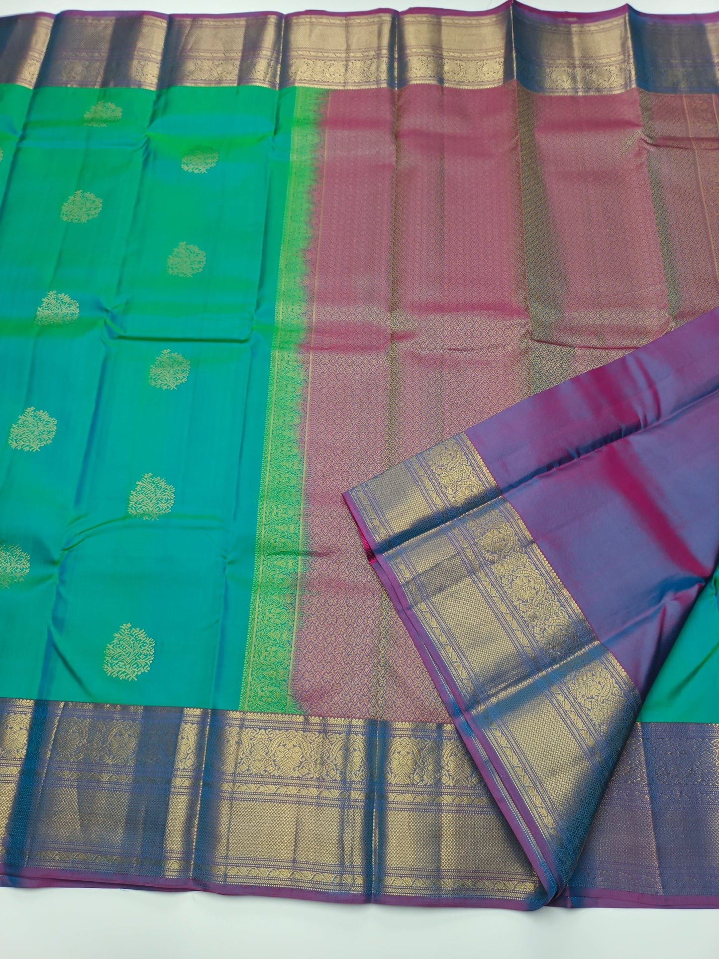KANCHIPURAM PURE SILK SAREE - B S CHANNABASAPPA & SONS