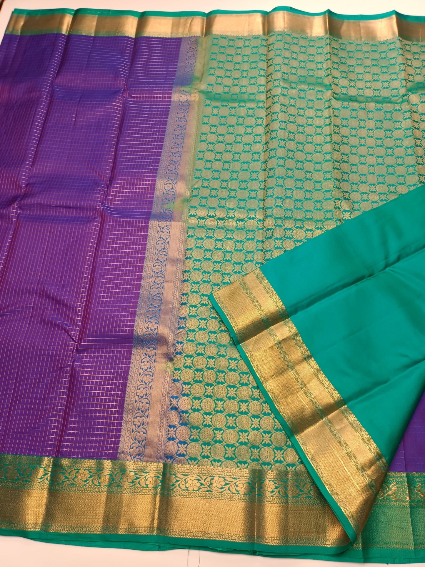 KANCHIPURAM PURE SILK SAREE - B S CHANNABASAPPA & SONS