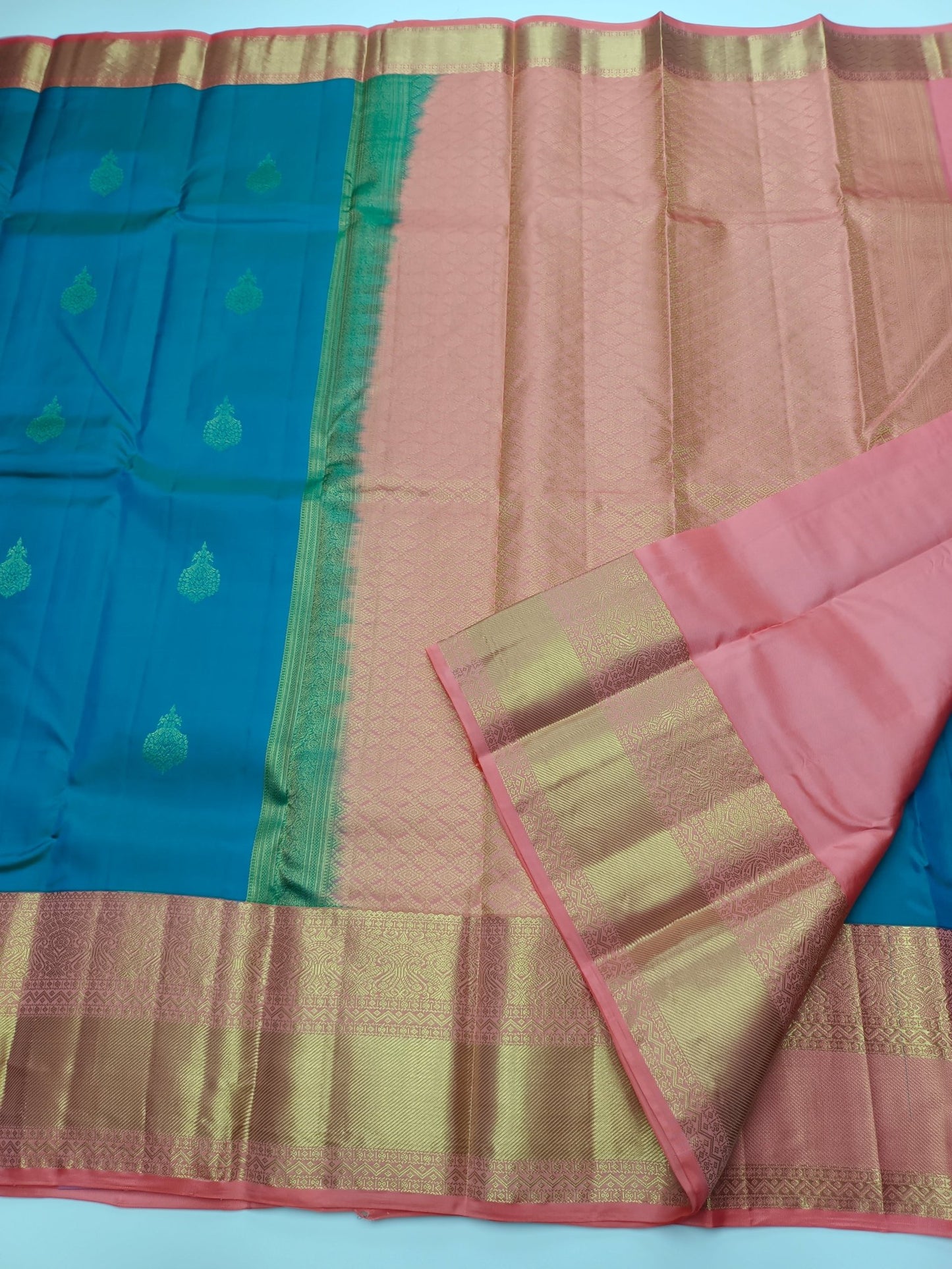 KANCHIPURAM PURE SILK SAREE - B S CHANNABASAPPA & SONS