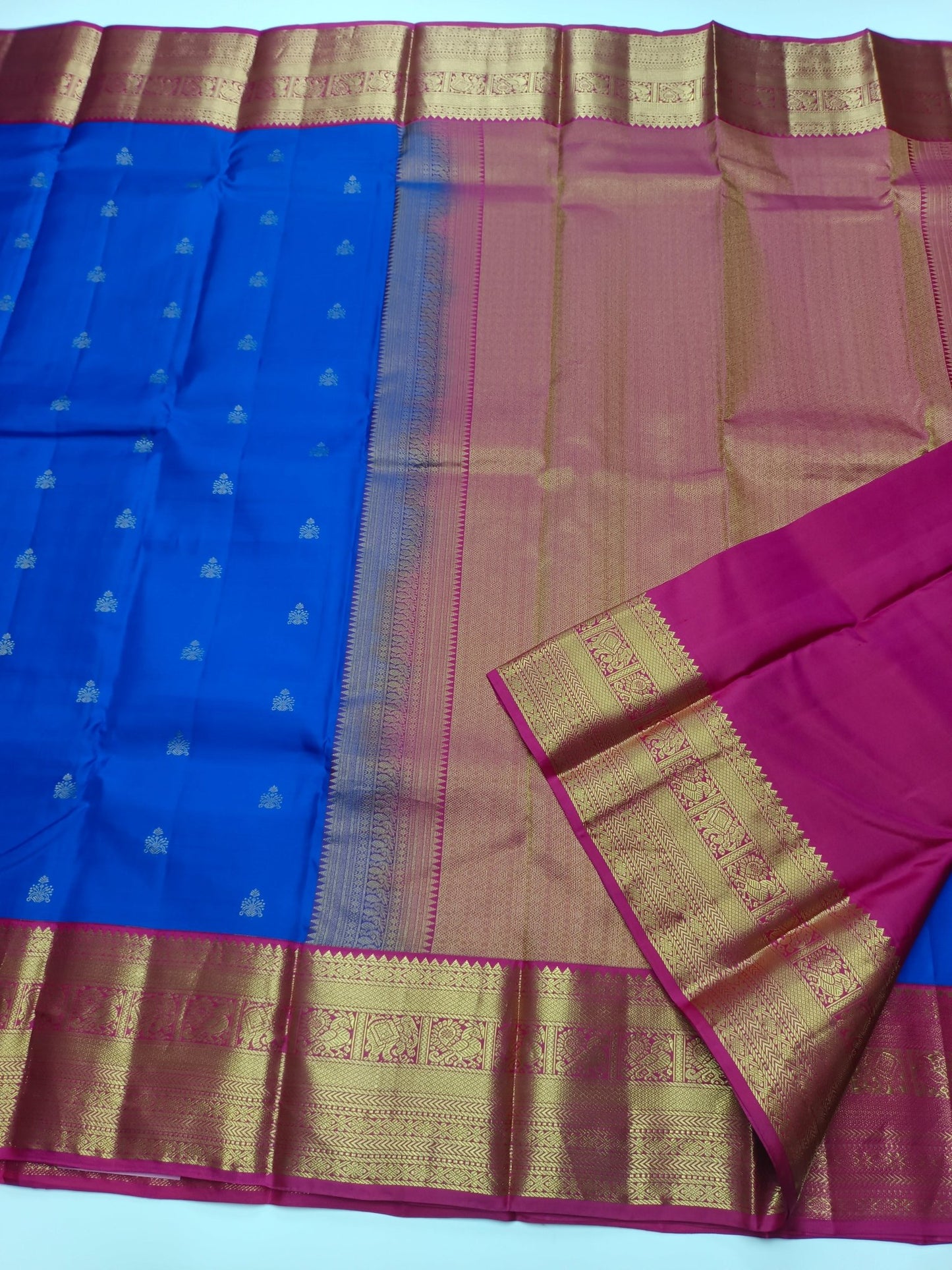 KANCHIPURAM PURE SILK SAREE - B S CHANNABASAPPA & SONS