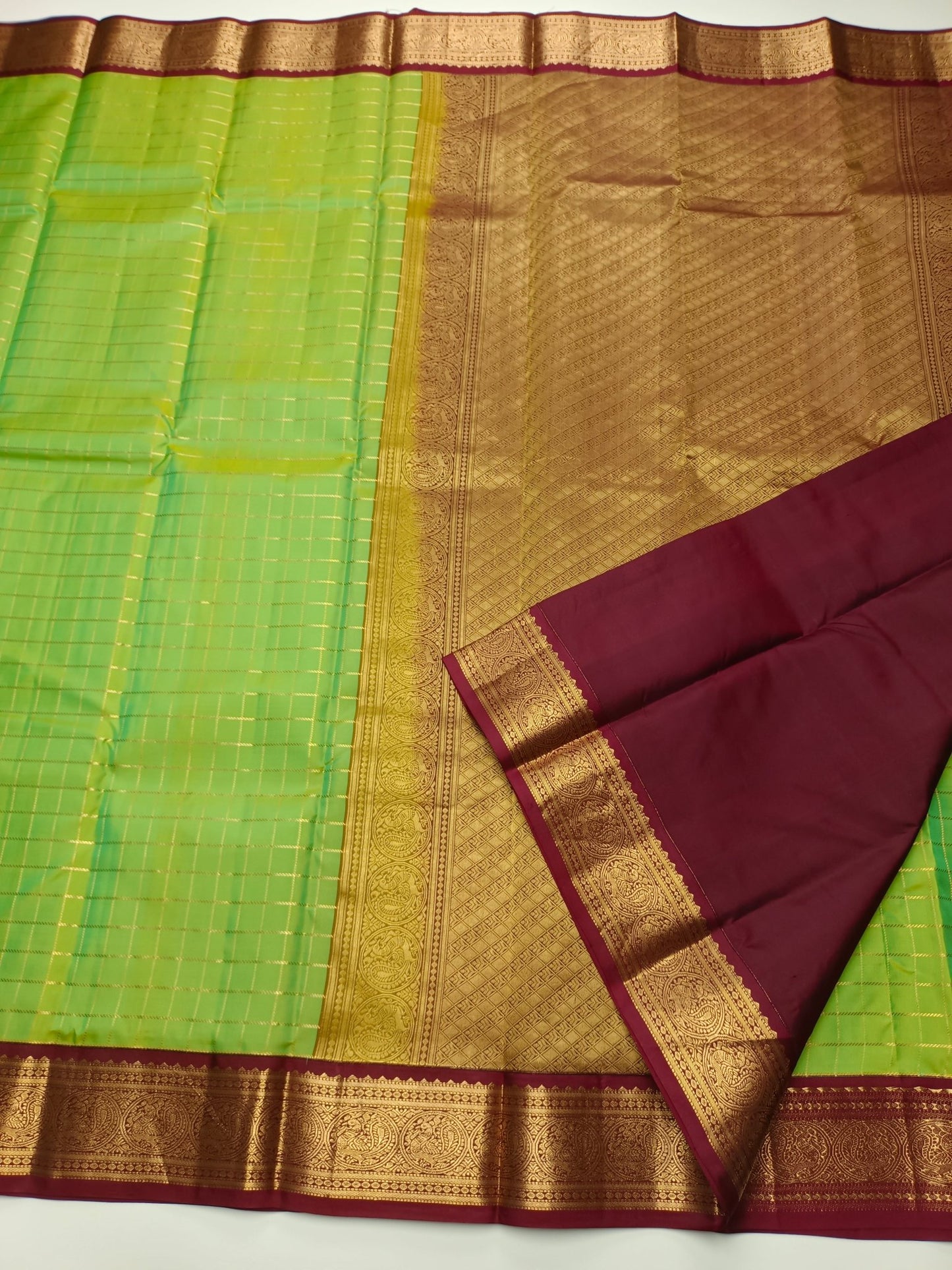 KANCHIPURAM PURE SILK SAREE - B S CHANNABASAPPA & SONS