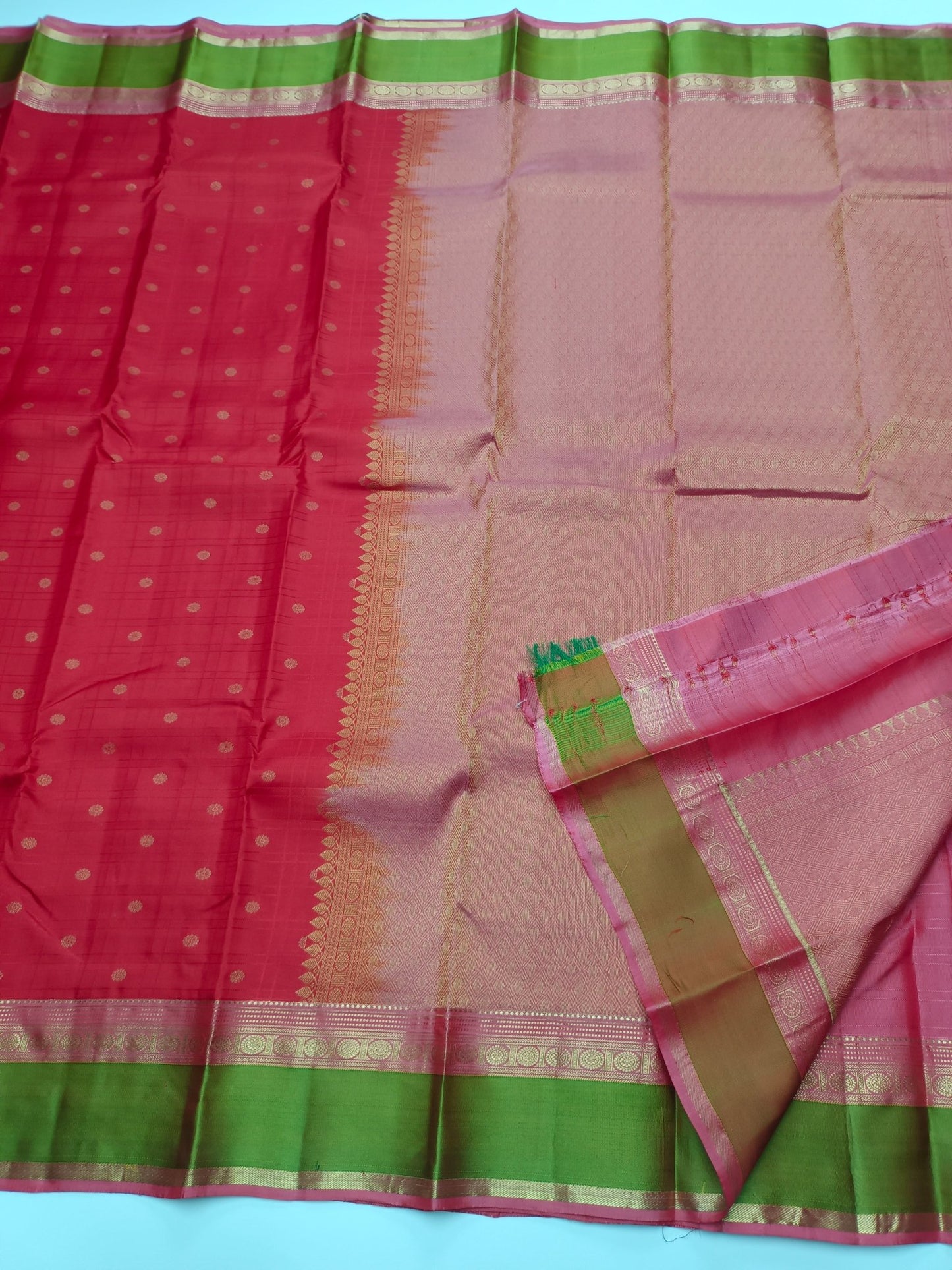 KANCHIPURAM PURE SILK SAREE - B S CHANNABASAPPA & SONS