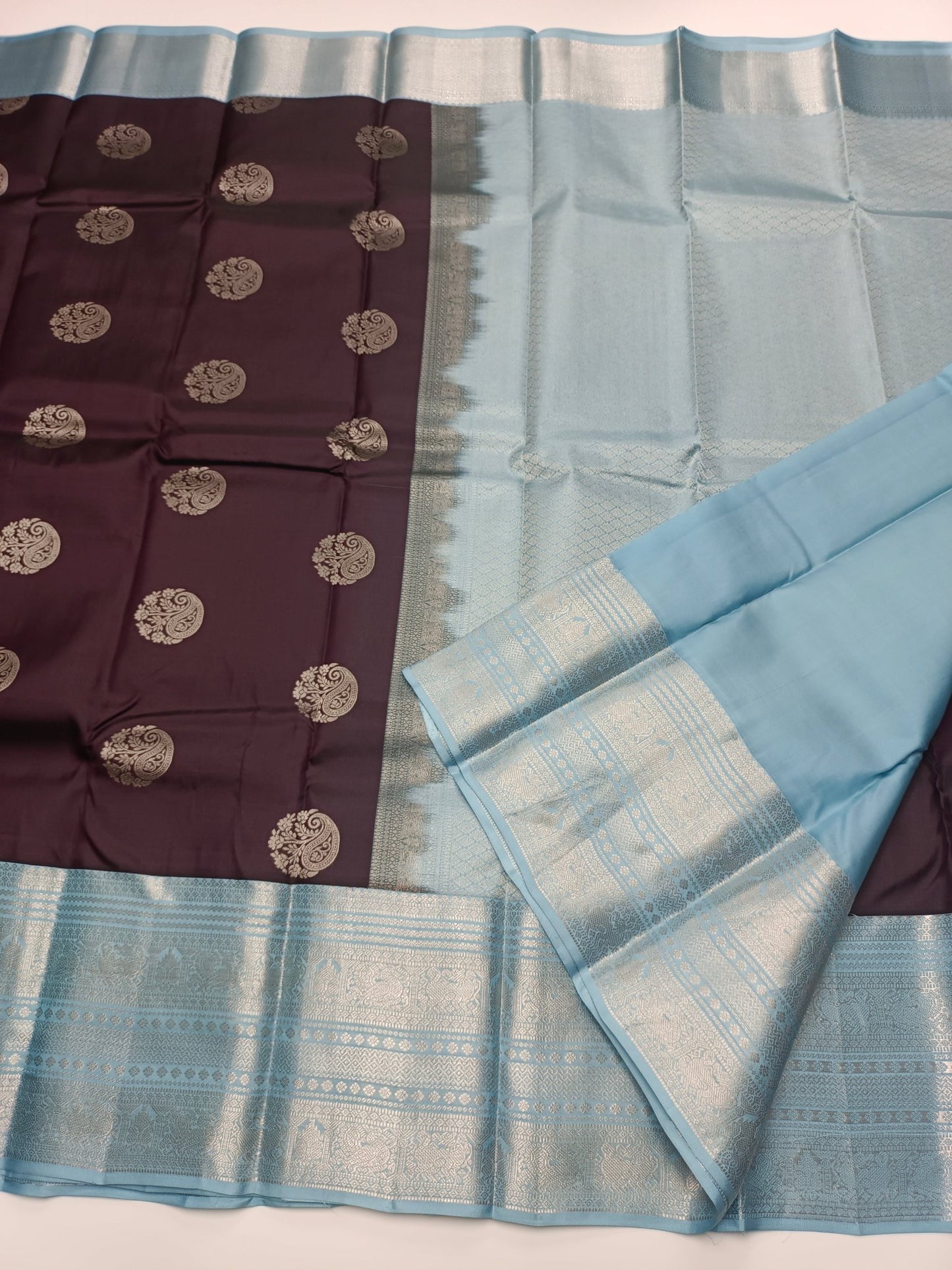 KANCHIPURAM PURE SILK SAREE - B S CHANNABASAPPA & SONS