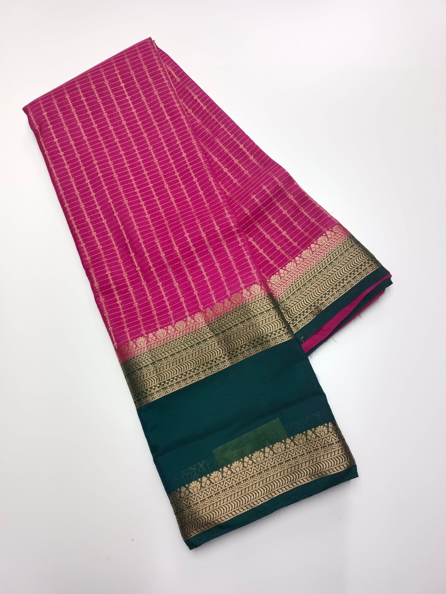 SEMI CREPE SILK SAREE - B S CHANNABASAPPA & SONS