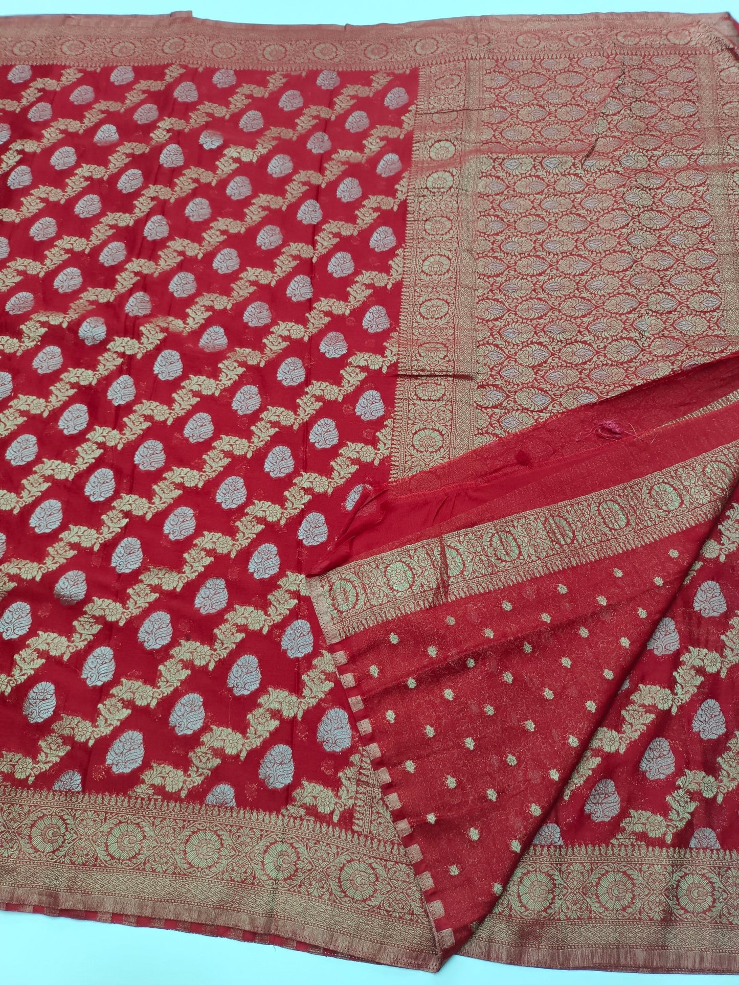 FANCY CHIFFON GEORGETTE SAREE - B S CHANNABASAPPA & SONS