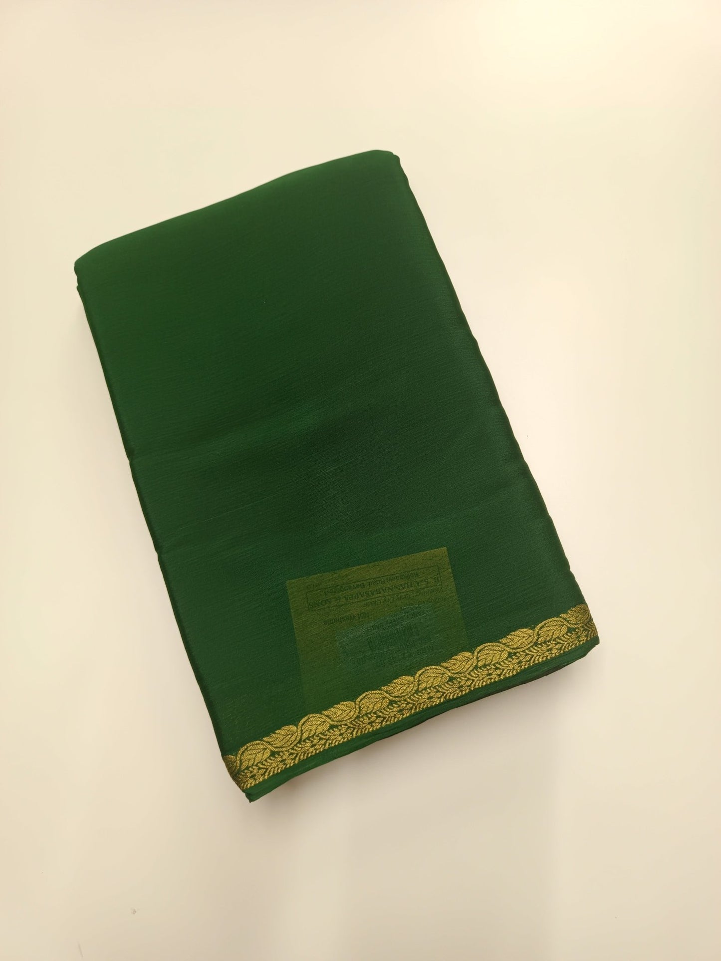 SEMI CREPE SILK SAREE - B S CHANNABASAPPA & SONS