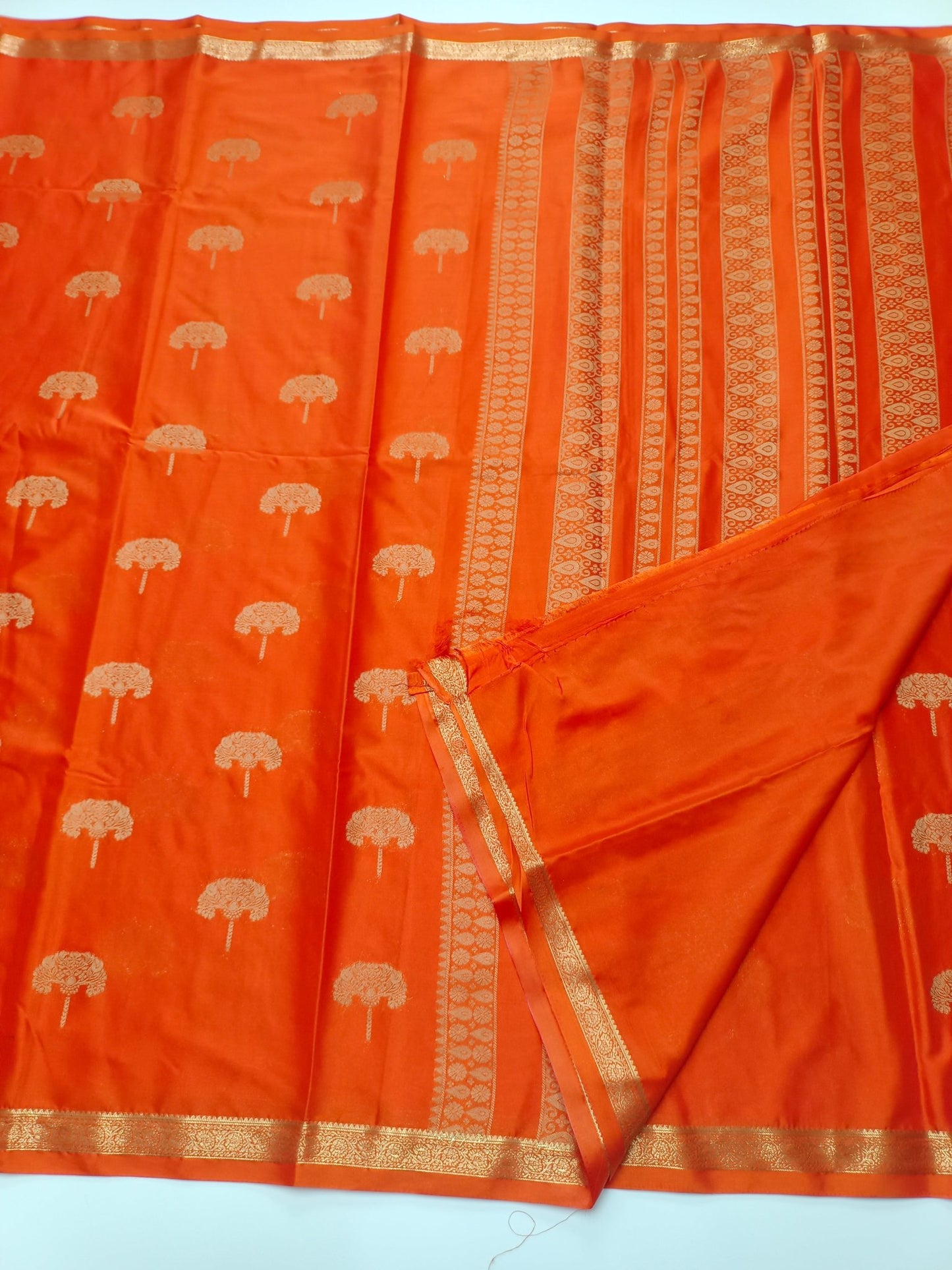 SEMI CREPE SILK SAREE - B S CHANNABASAPPA & SONS