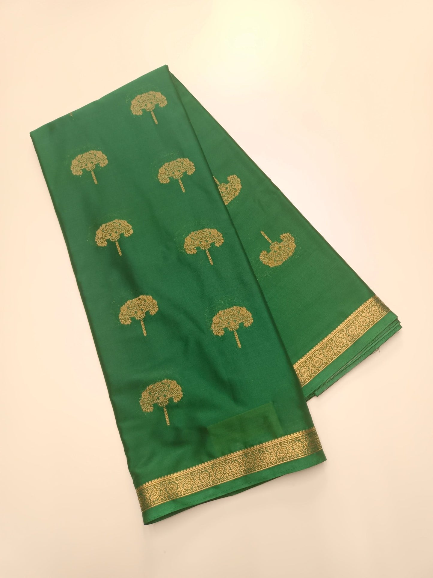 SEMI CREPE SILK SAREE - B S CHANNABASAPPA & SONS