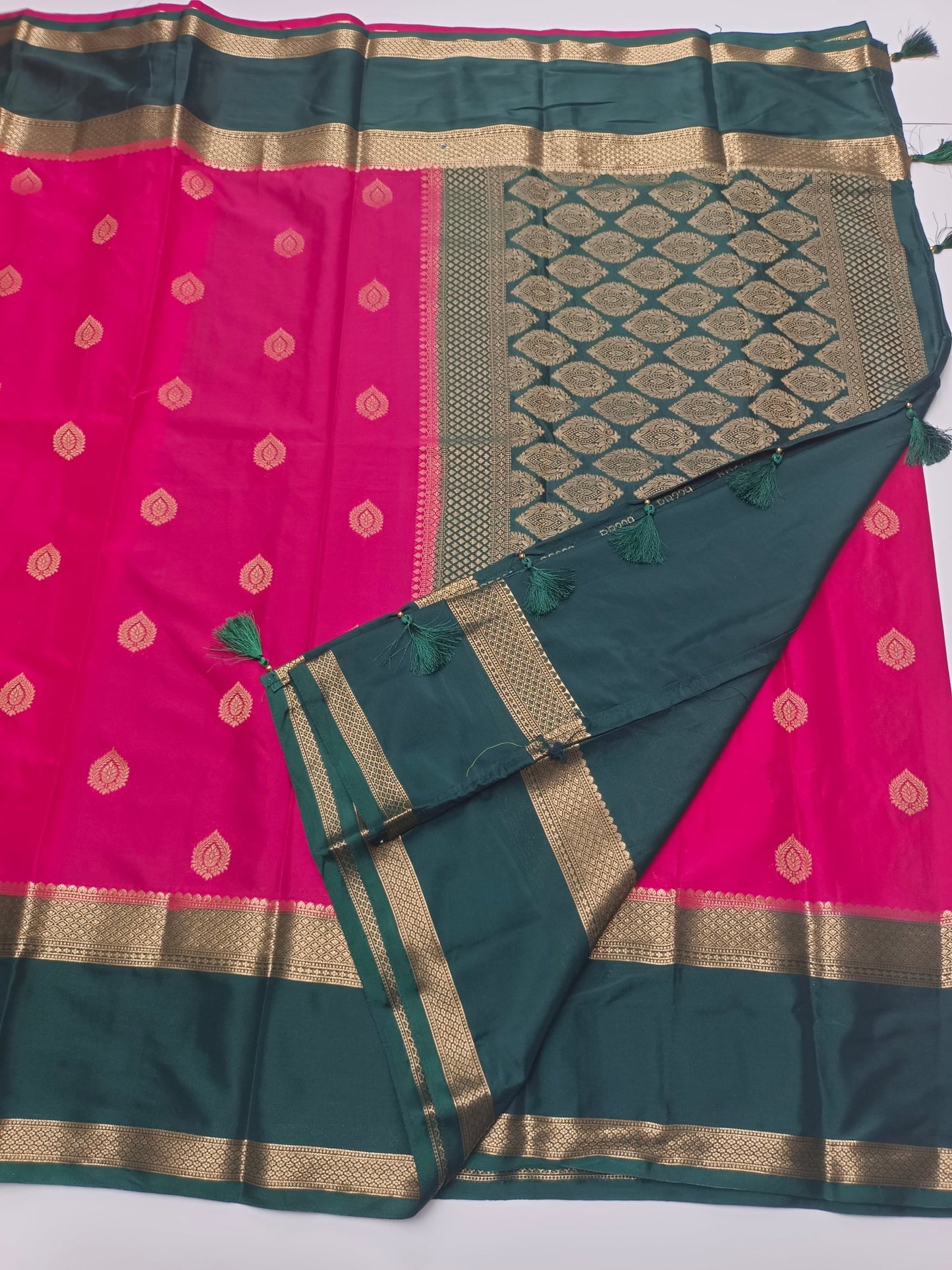 SEMI CREPE SILK SAREE - B S CHANNABASAPPA & SONS