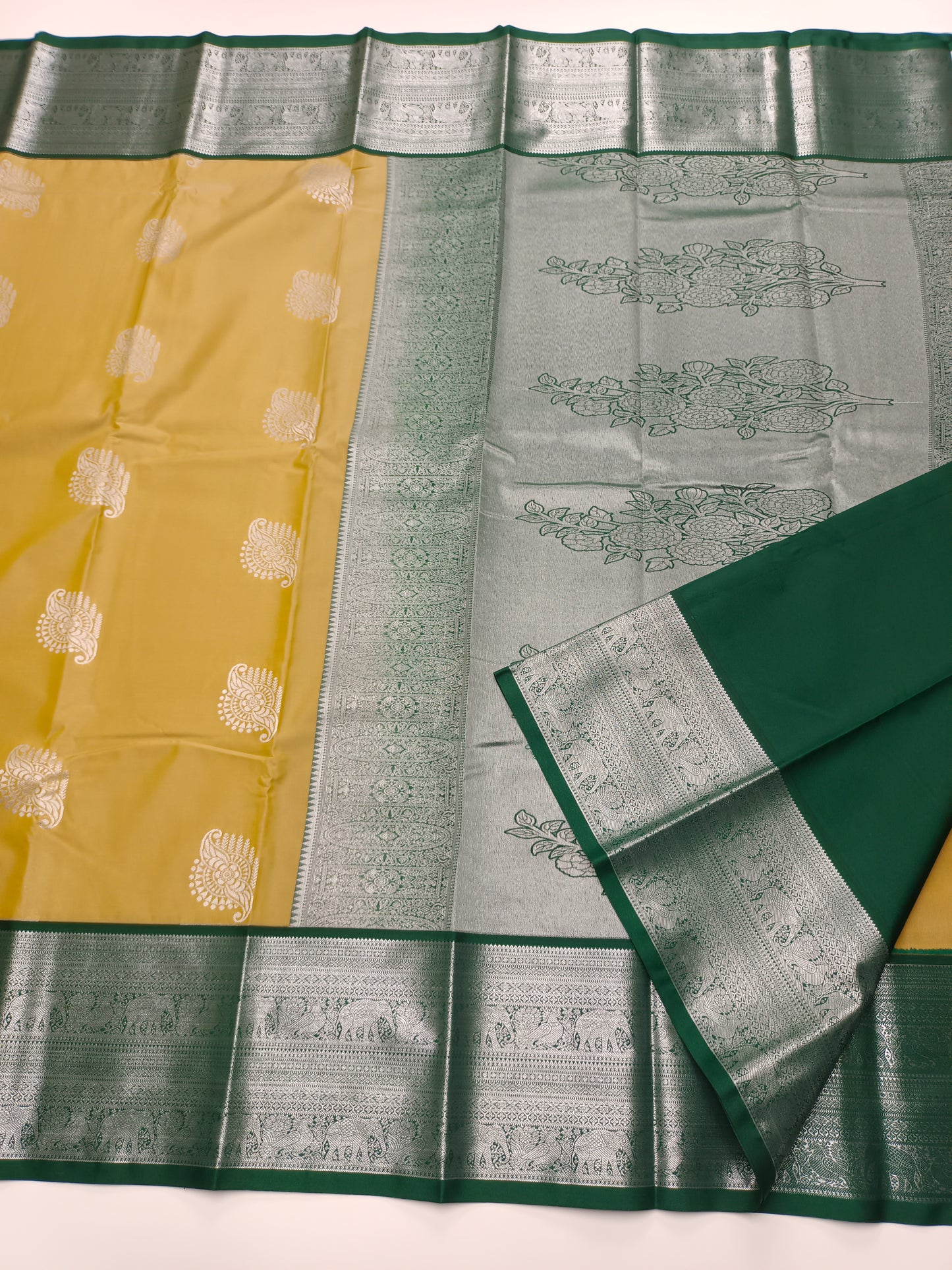 KANCHIPURAM SEMI SILK SAREE
