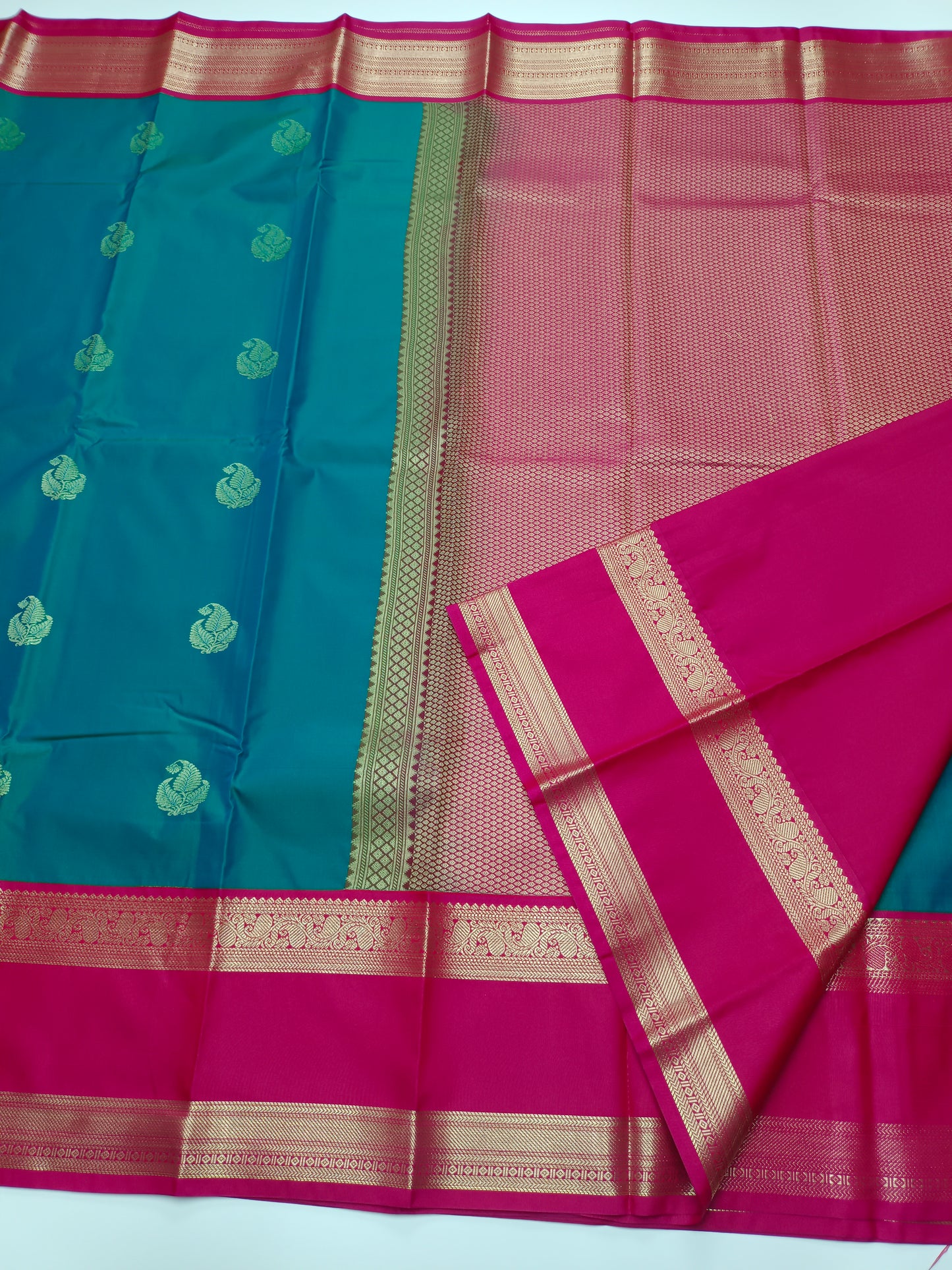 KANCHIPURAM SEMI SILK SAREE