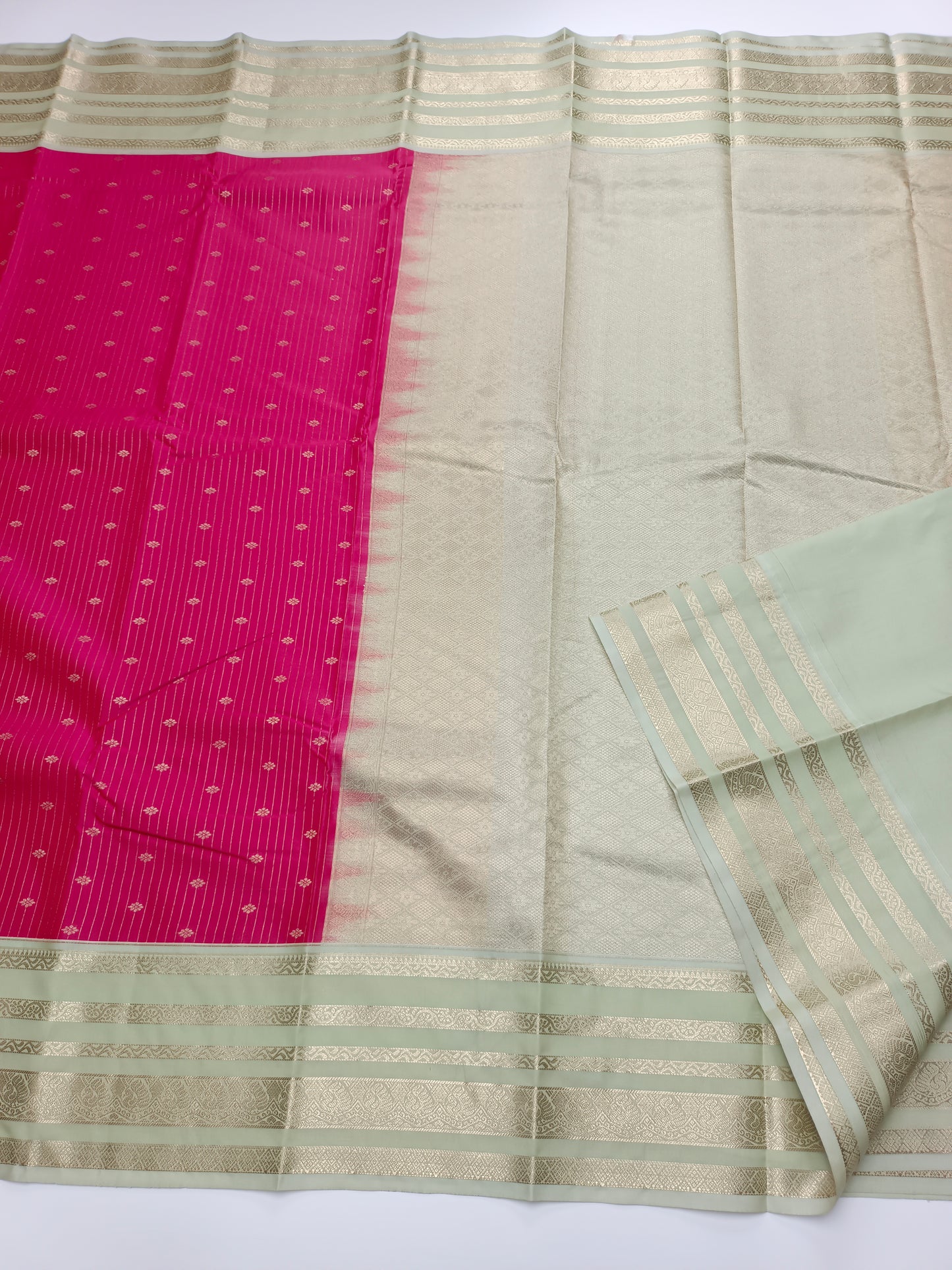 KANCHIPURAM SEMI SILK SAREE