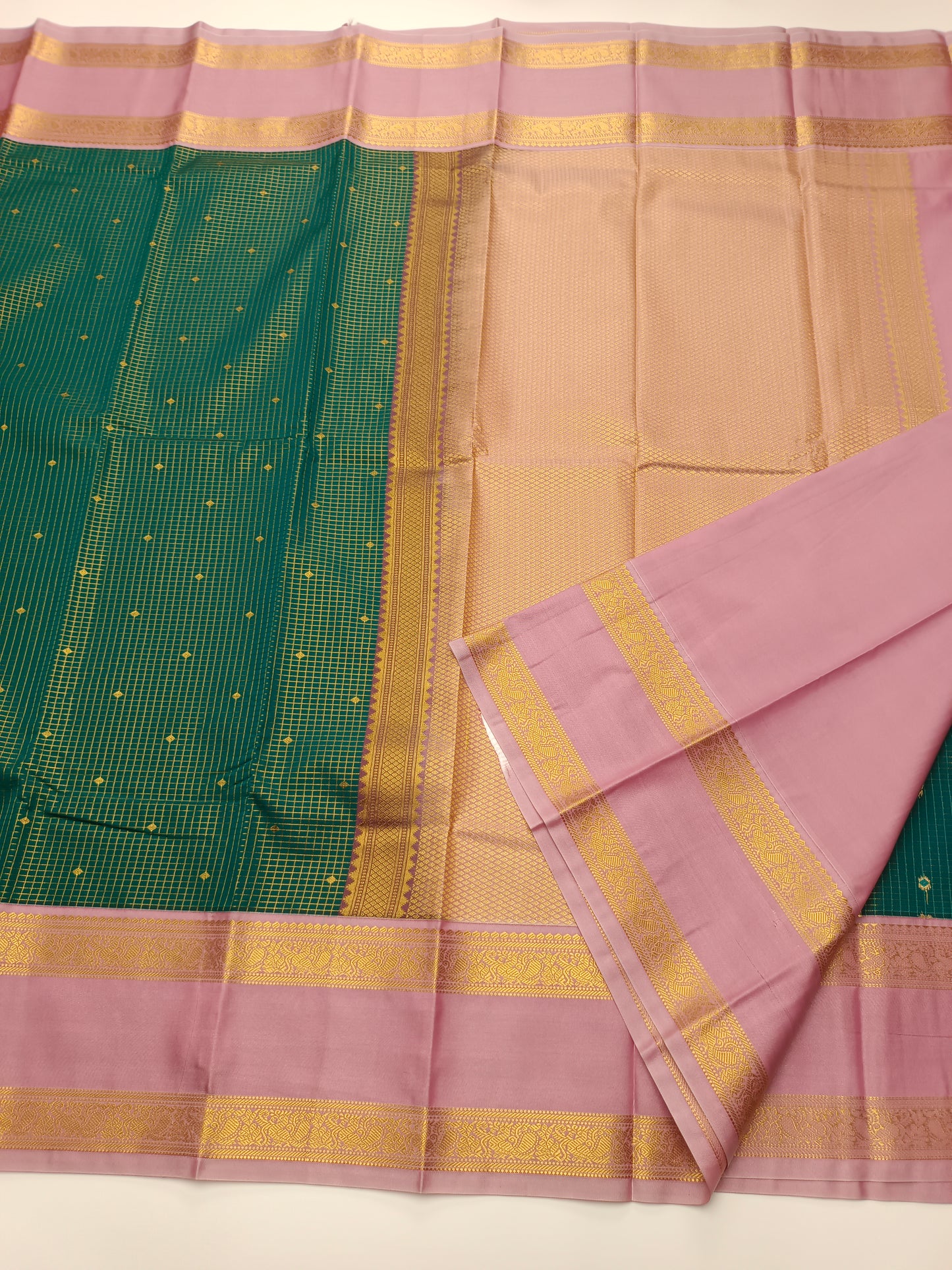 KANCHIPURAM SEMI SILK SAREE