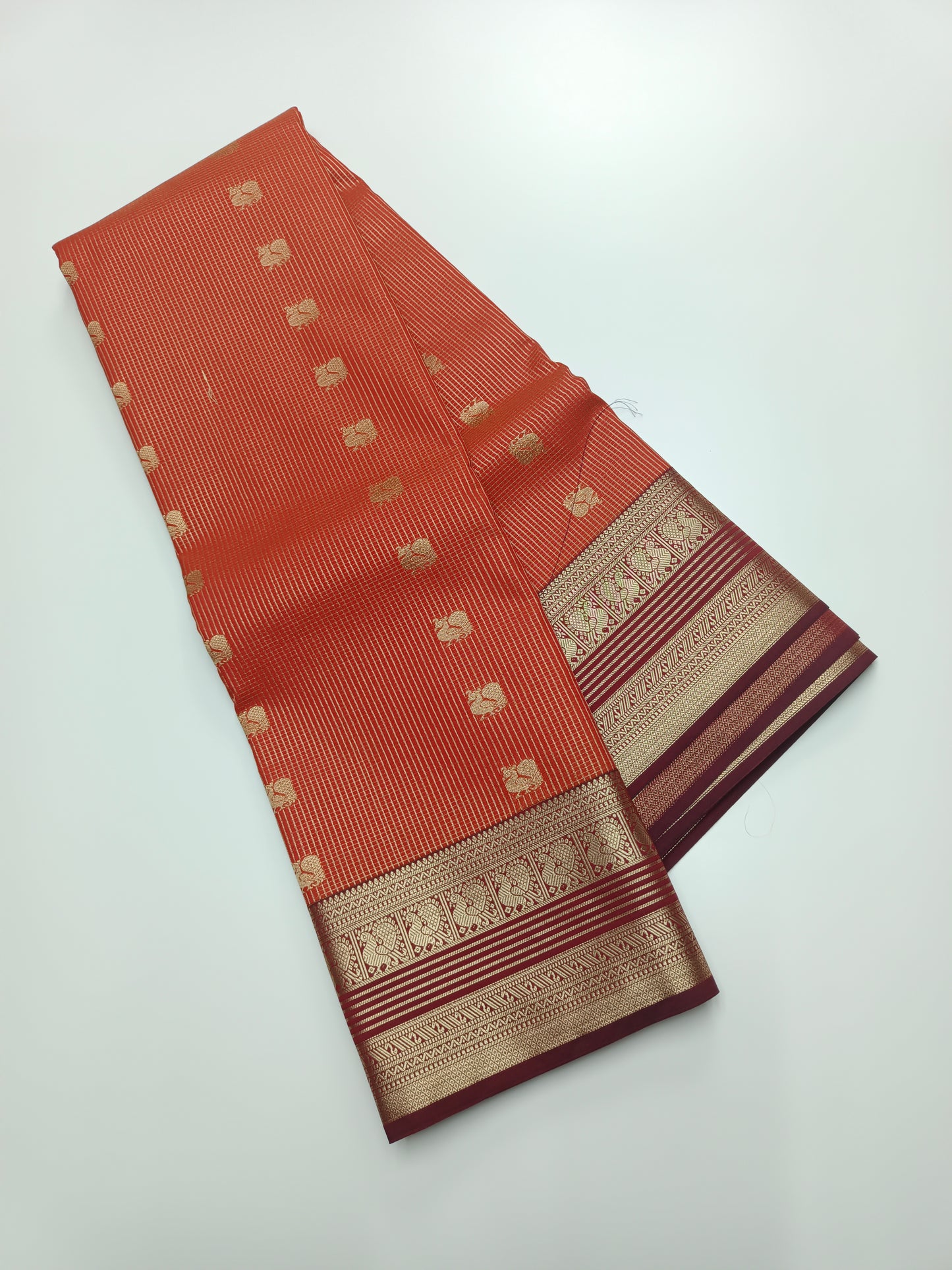 KANCHIPURAM SEMI SILK SAREE