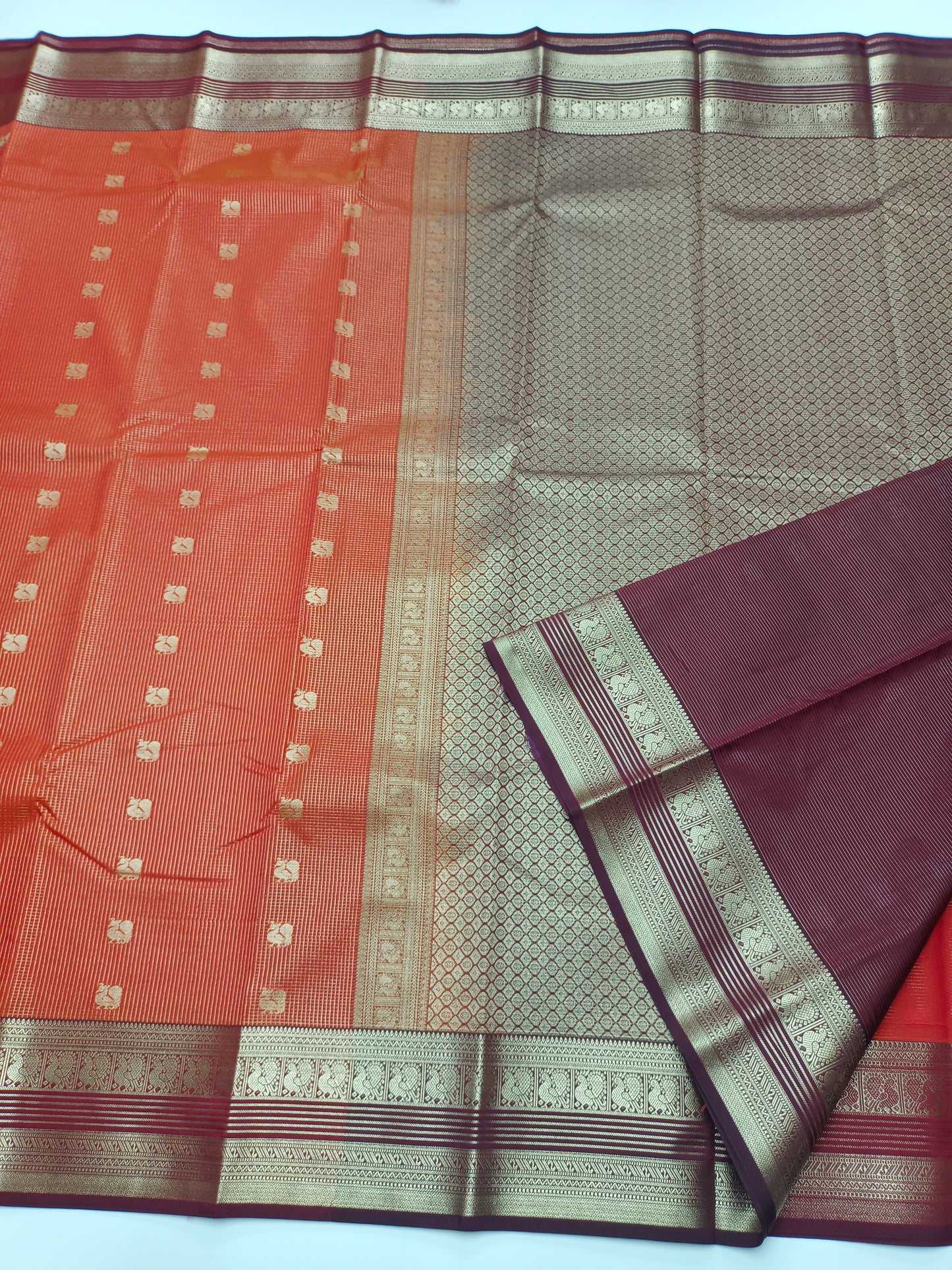 KANCHIPURAM SEMI SILK SAREE