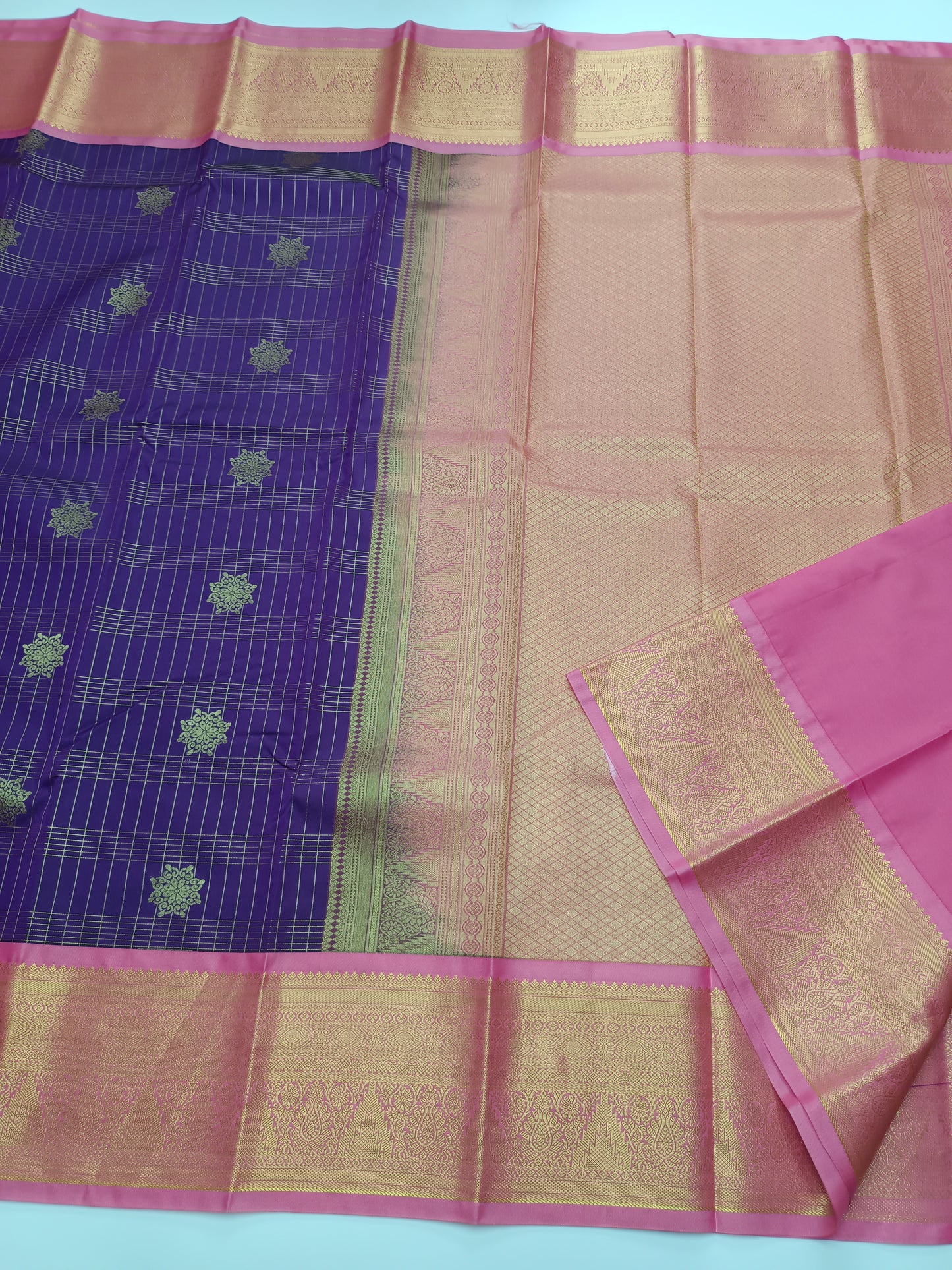 KANCHIPURAM SEMI SILK SAREE