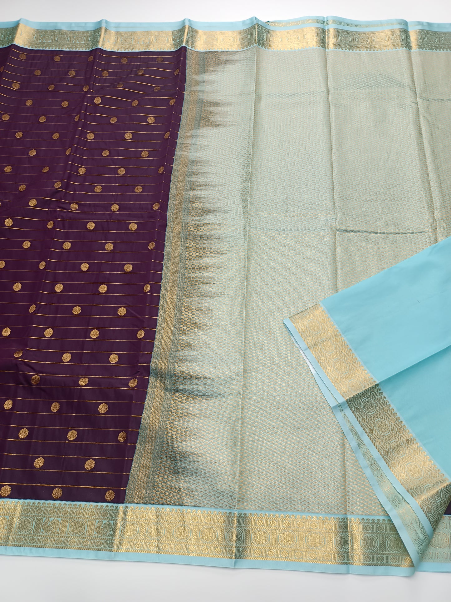KANCHIPURAM SEMI SILK SAREE