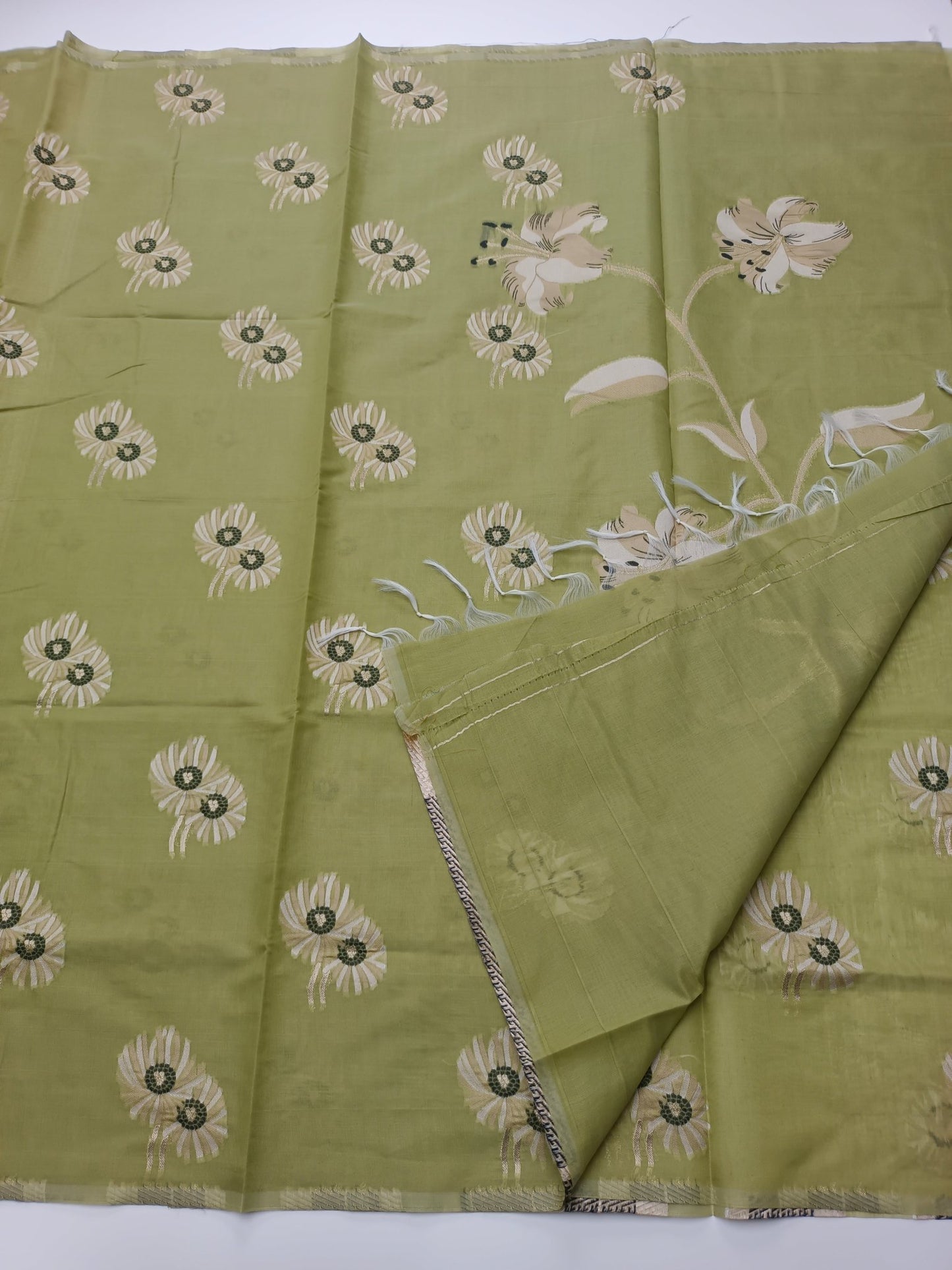 FANCY COTTON SAREE - B S CHANNABASAPPA & SONS