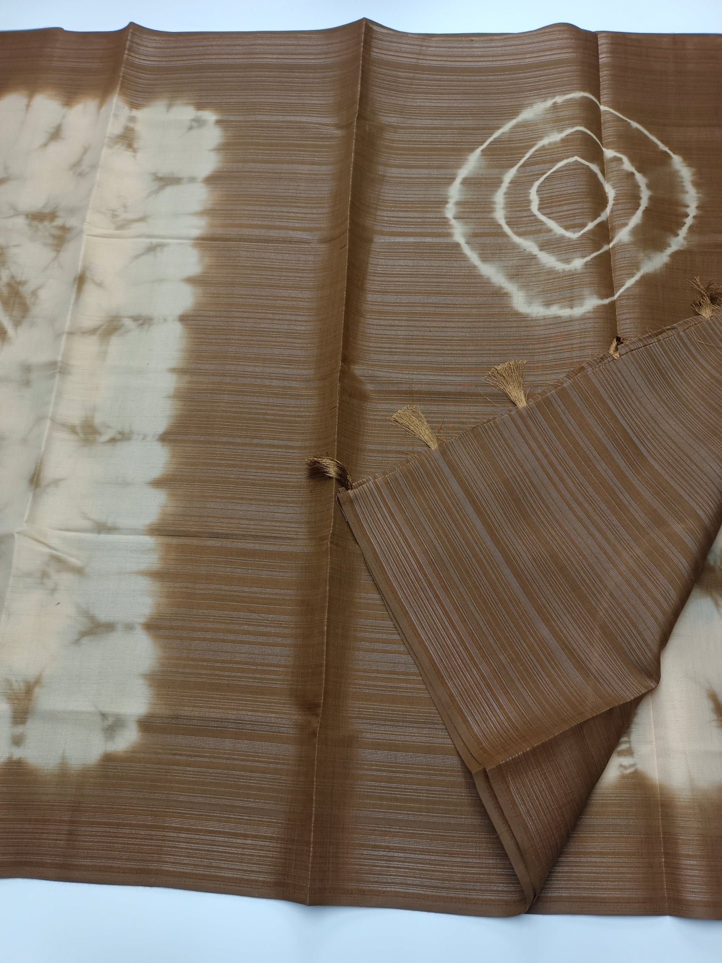 FANCY TISSUE COTTON SAREE - B S CHANNABASAPPA & SONS