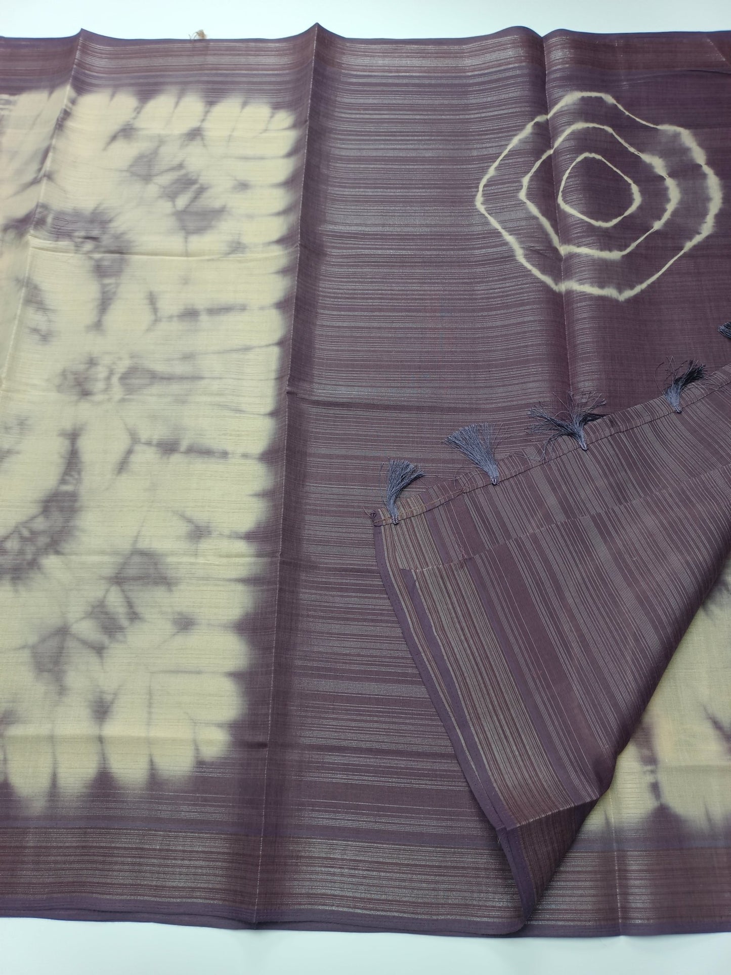 FANCY TISSUE COTTON SAREE - B S CHANNABASAPPA & SONS