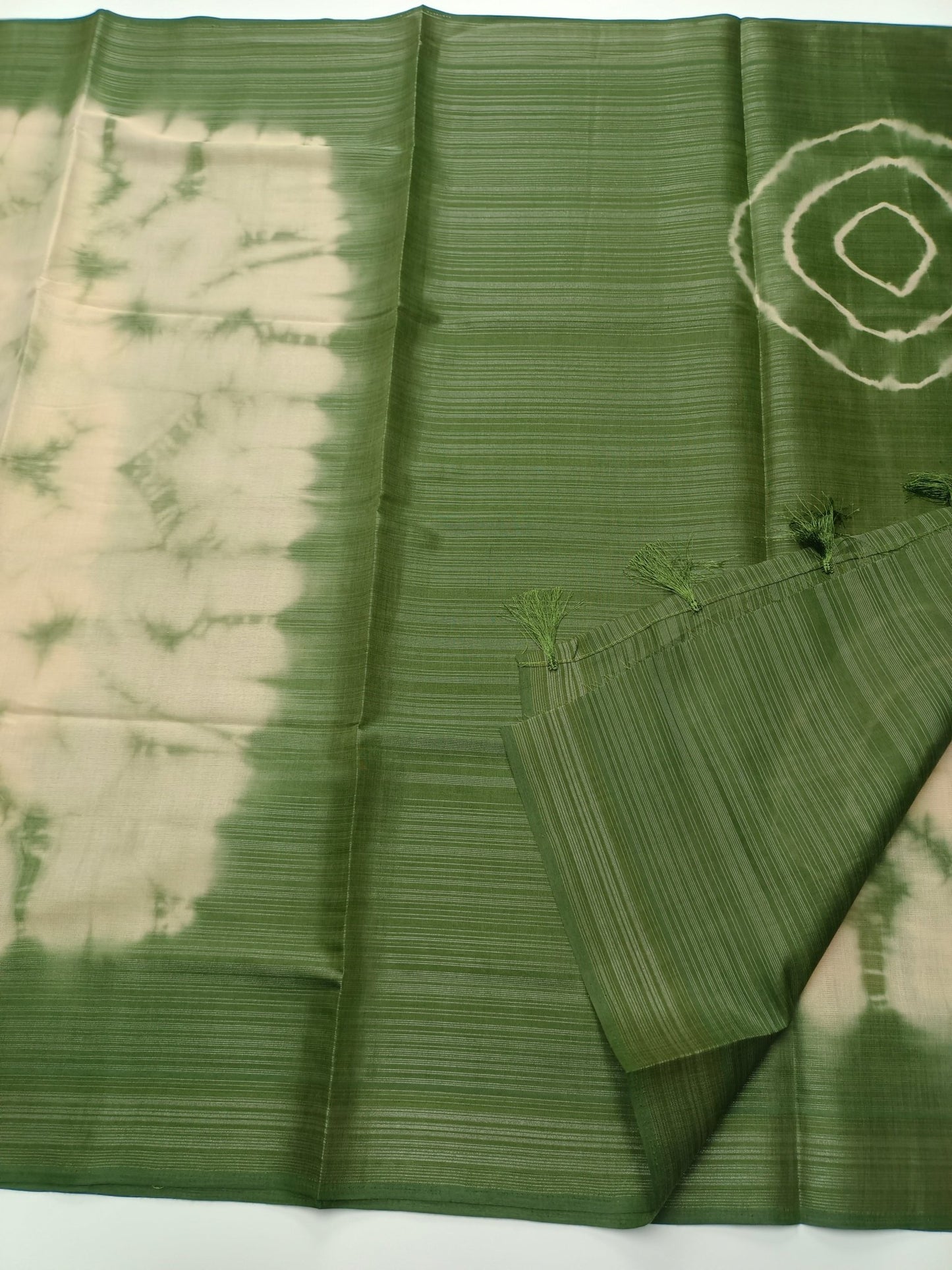 FANCY TISSUE COTTON SAREE - B S CHANNABASAPPA & SONS