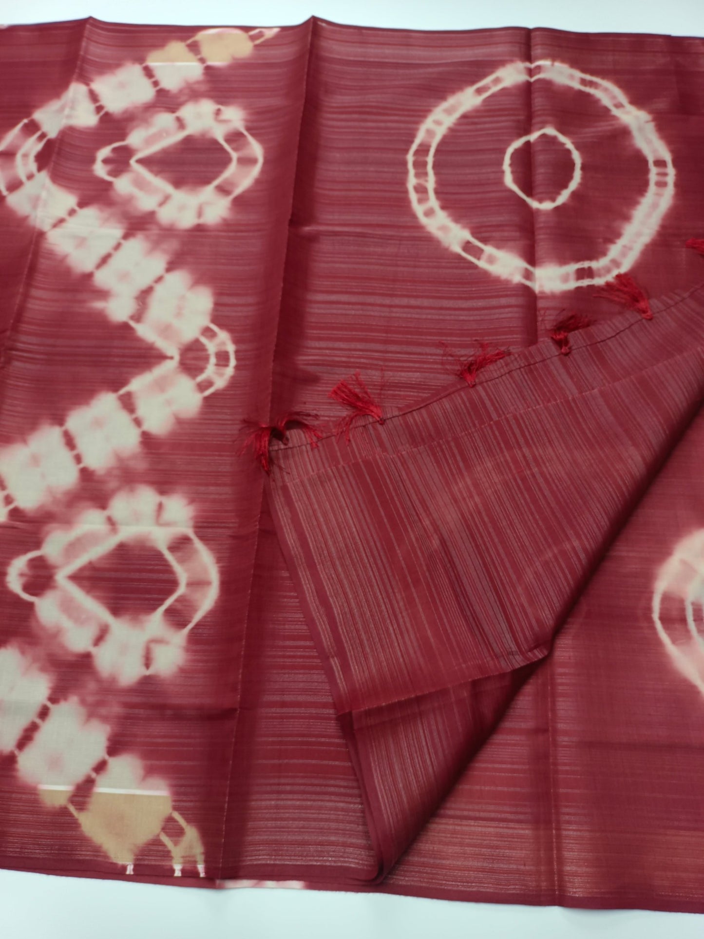 FANCY TISSUE COTTON SAREE - B S CHANNABASAPPA & SONS