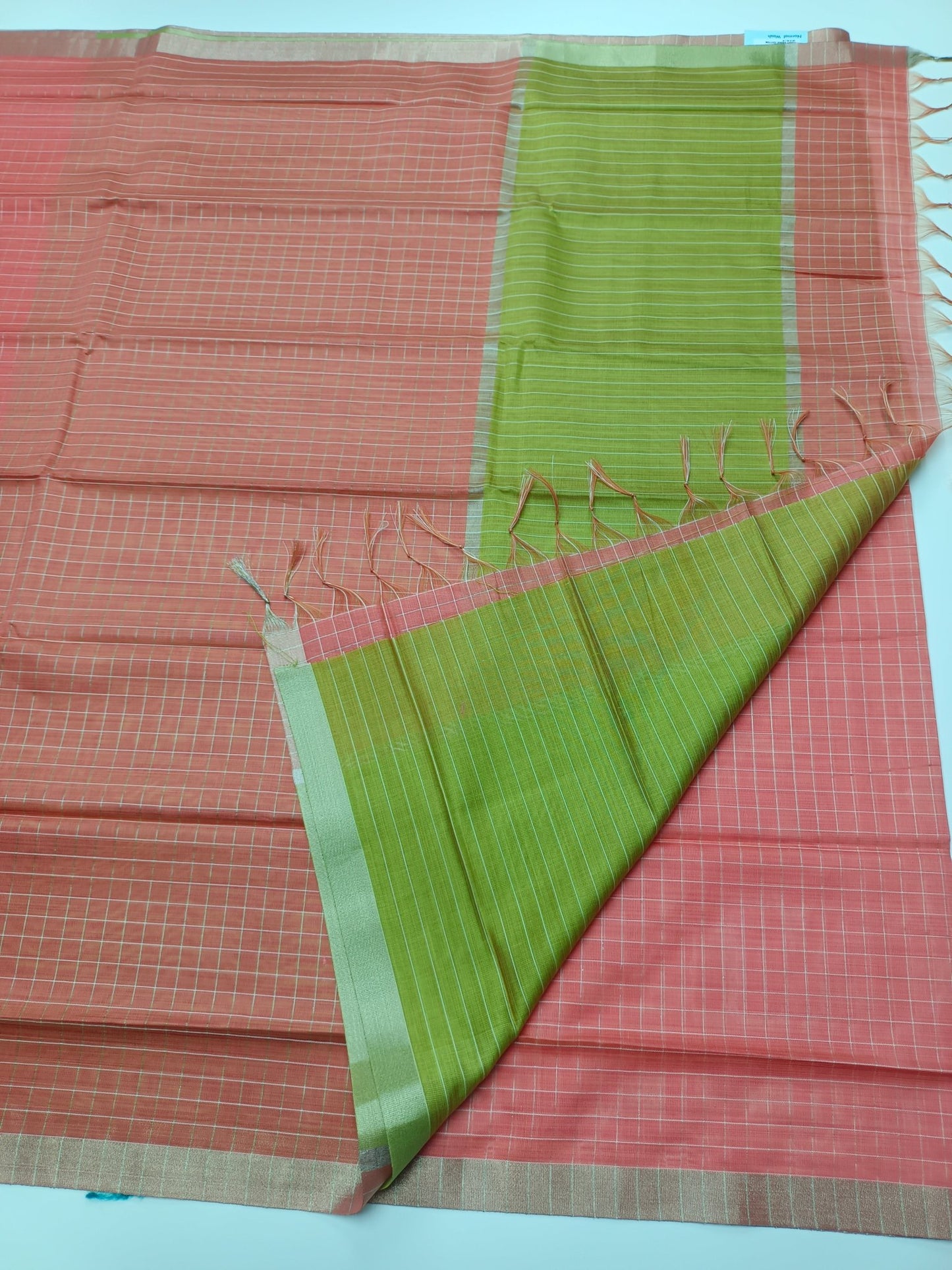 FANCY LENIN SAREE - B S CHANNABASAPPA & SONS