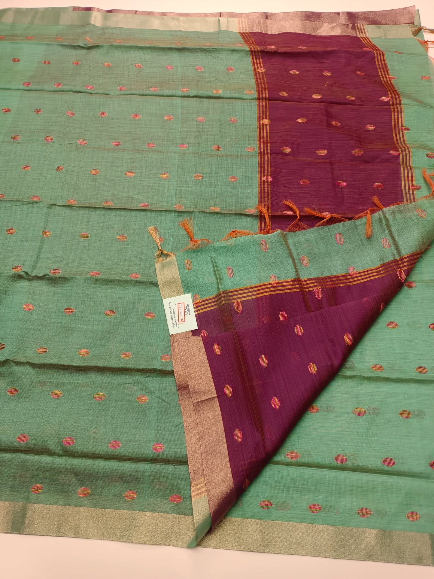 FANCY LENIN SAREE - B S CHANNABASAPPA & SONS