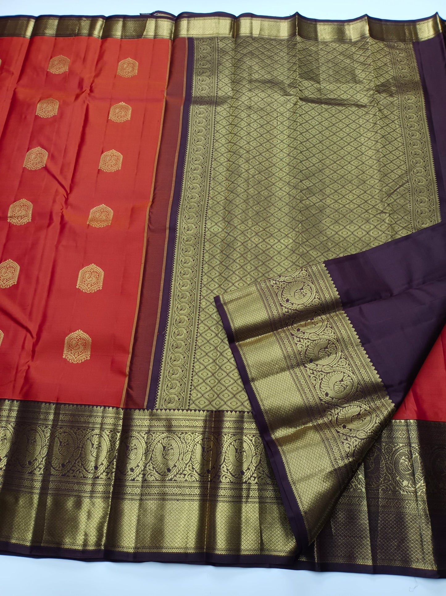 KANCHIPURAM PURE SILK SAREE - B S CHANNABASAPPA & SONS