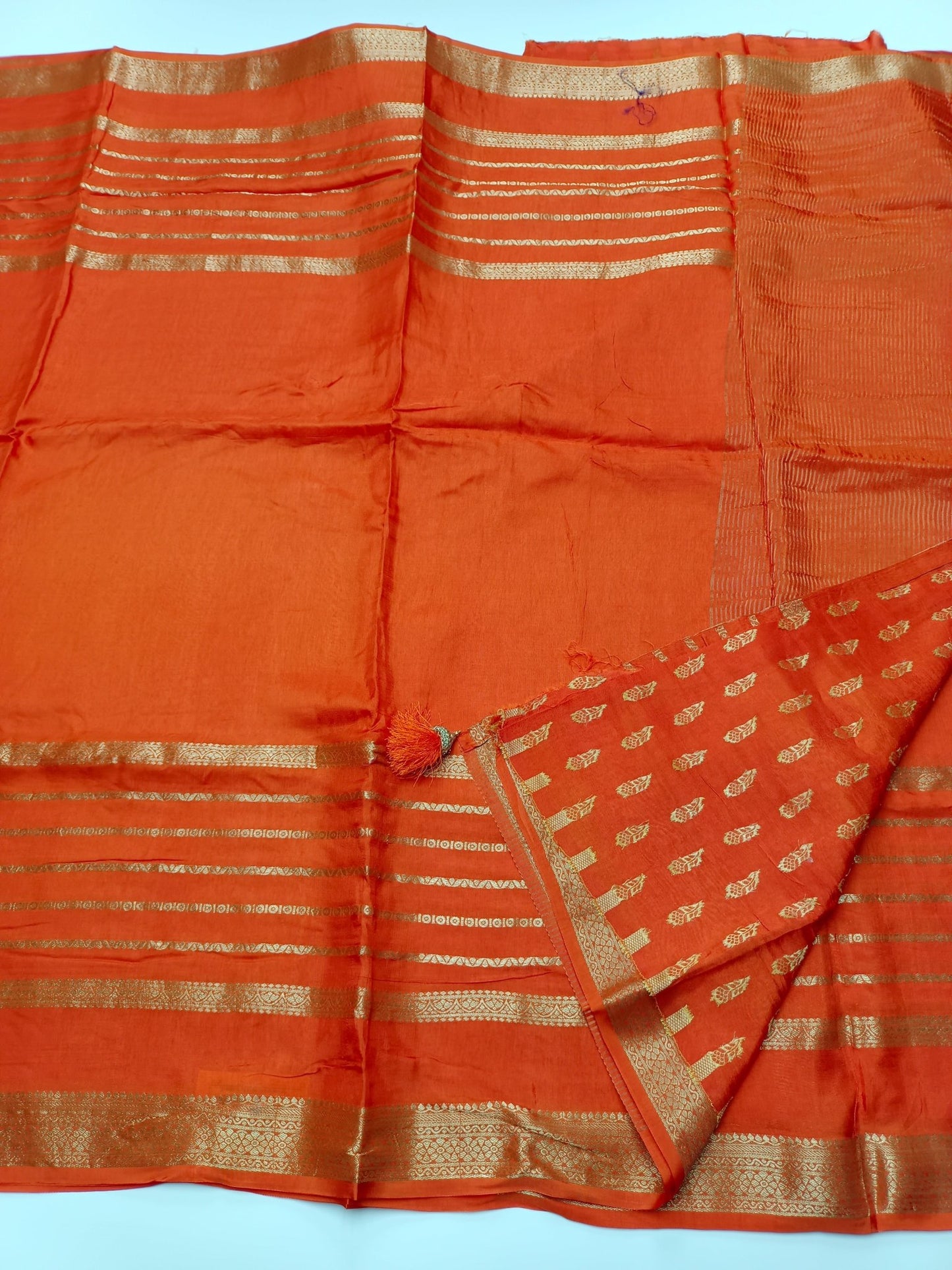 SEMI CREPE SILK SAREE - B S CHANNABASAPPA & SONS