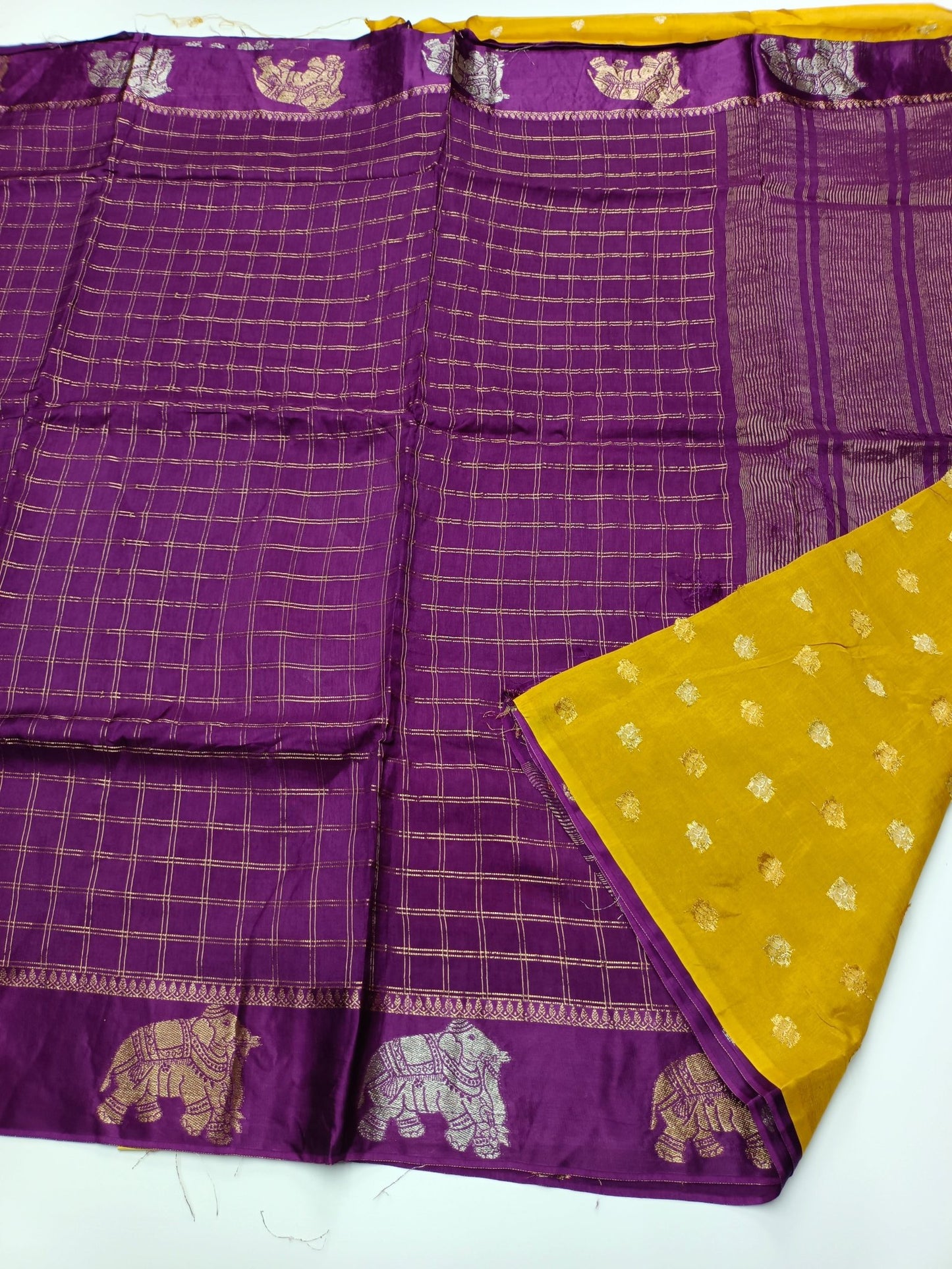 SEMI CREPE SILK SAREE - B S CHANNABASAPPA & SONS