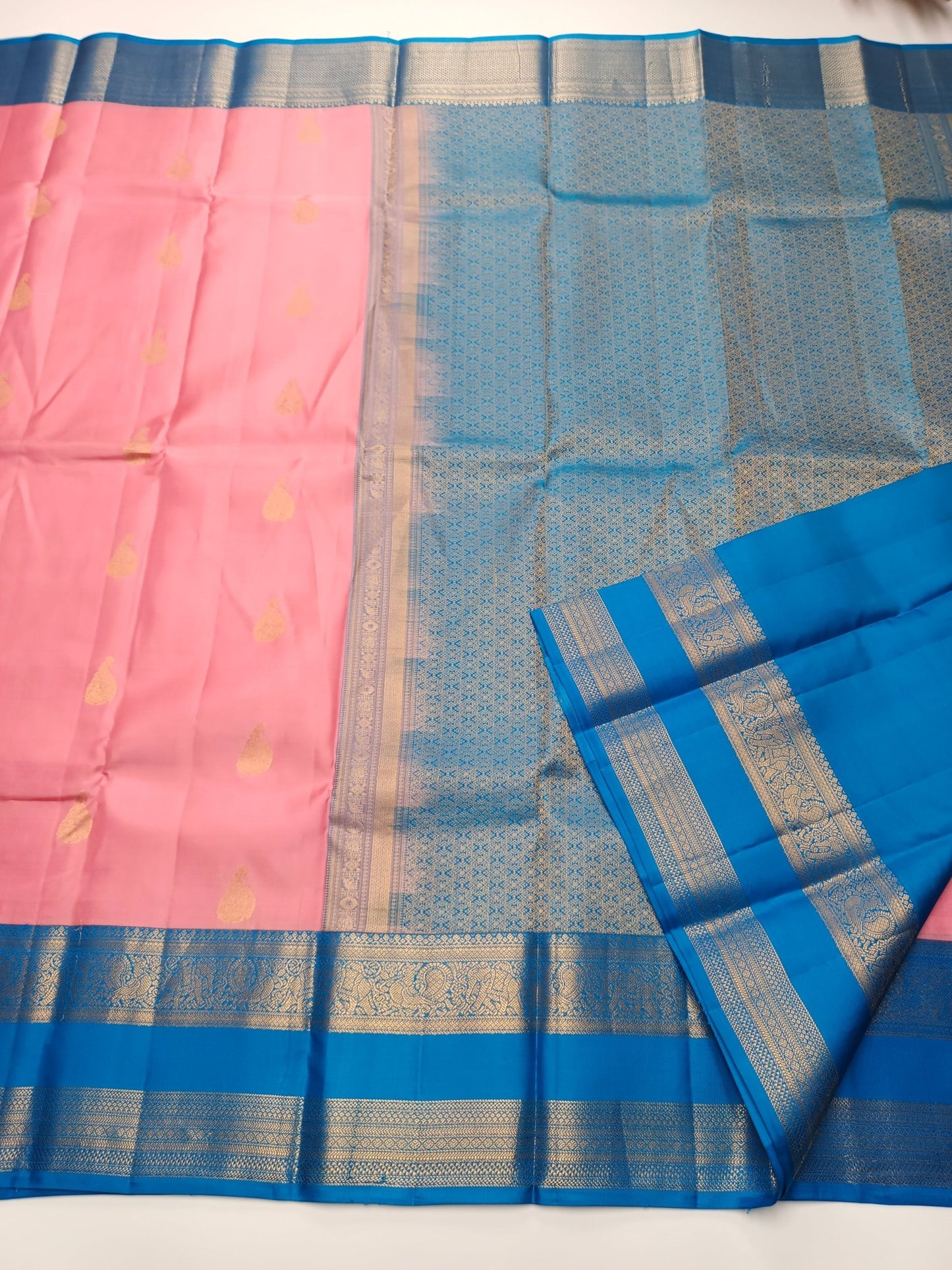 KANCHIPURAM PURE SILK SAREE - B S CHANNABASAPPA & SONS
