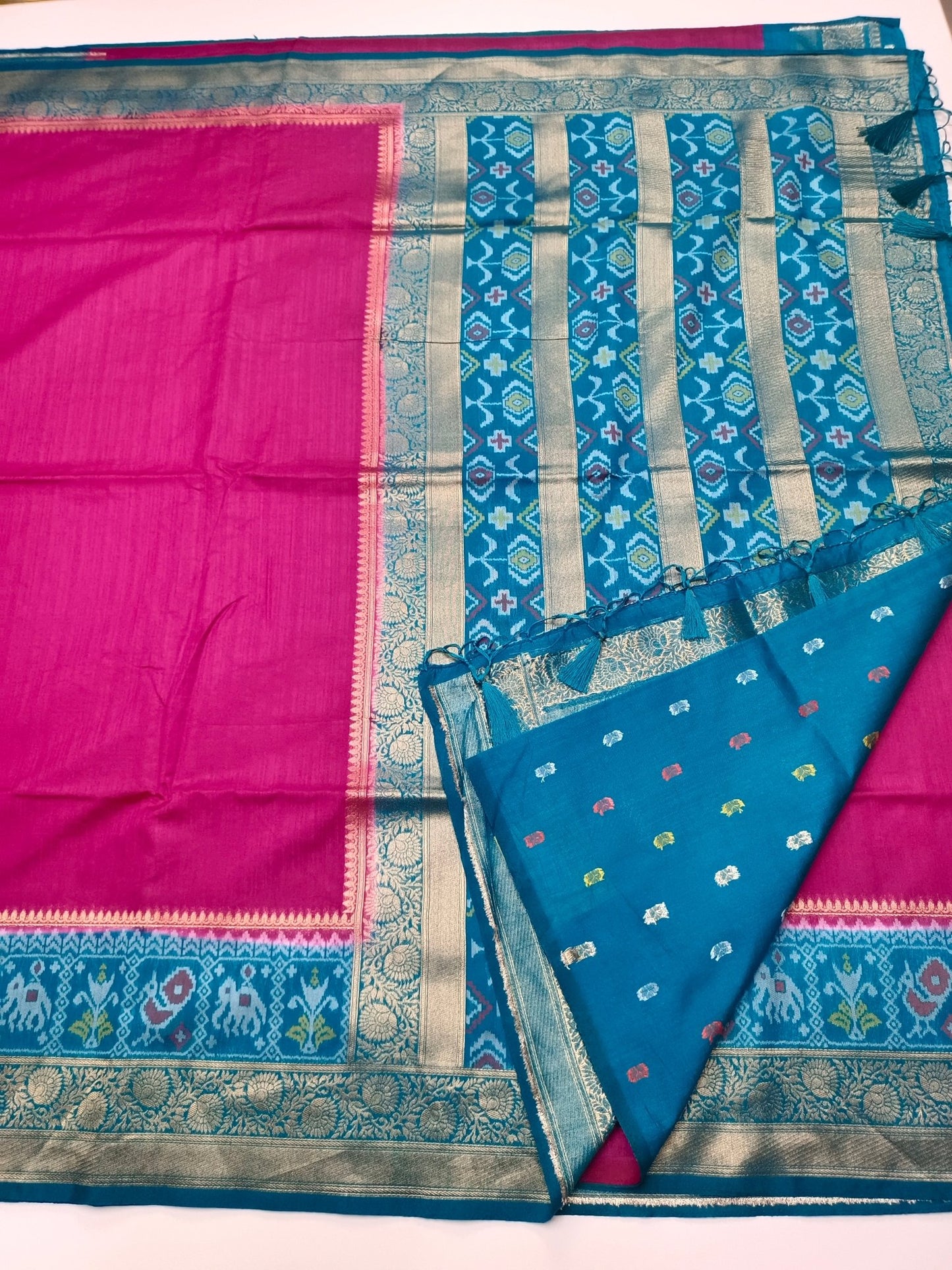 FANCY ART WORK SAREE (SPECIAL 30% DISCOUNT) - B S CHANNABASAPPA & SONS