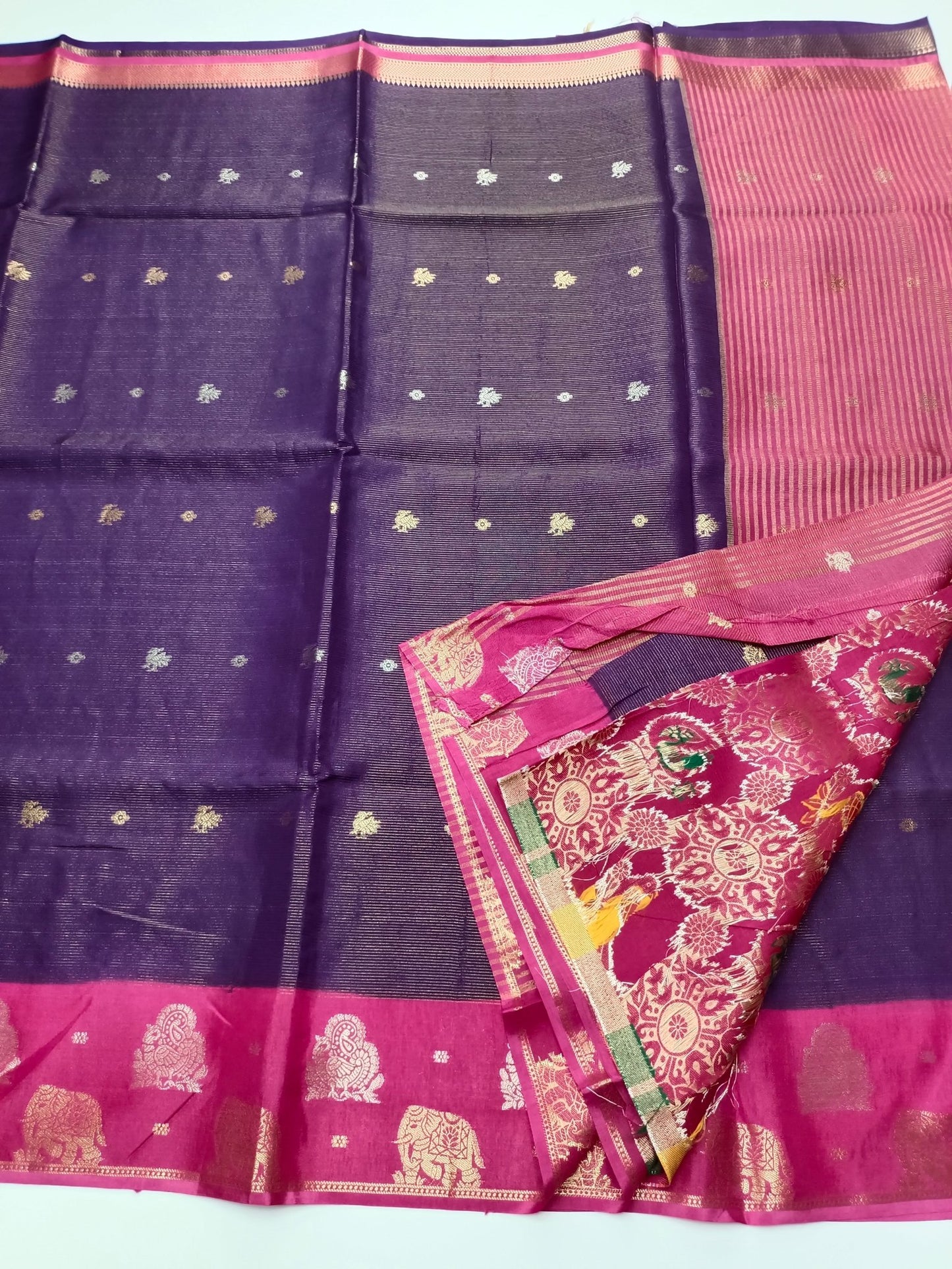 SEMI CREPE SILK SAREE (SPECIAL 20% DISCOUNT) - B S CHANNABASAPPA & SONS