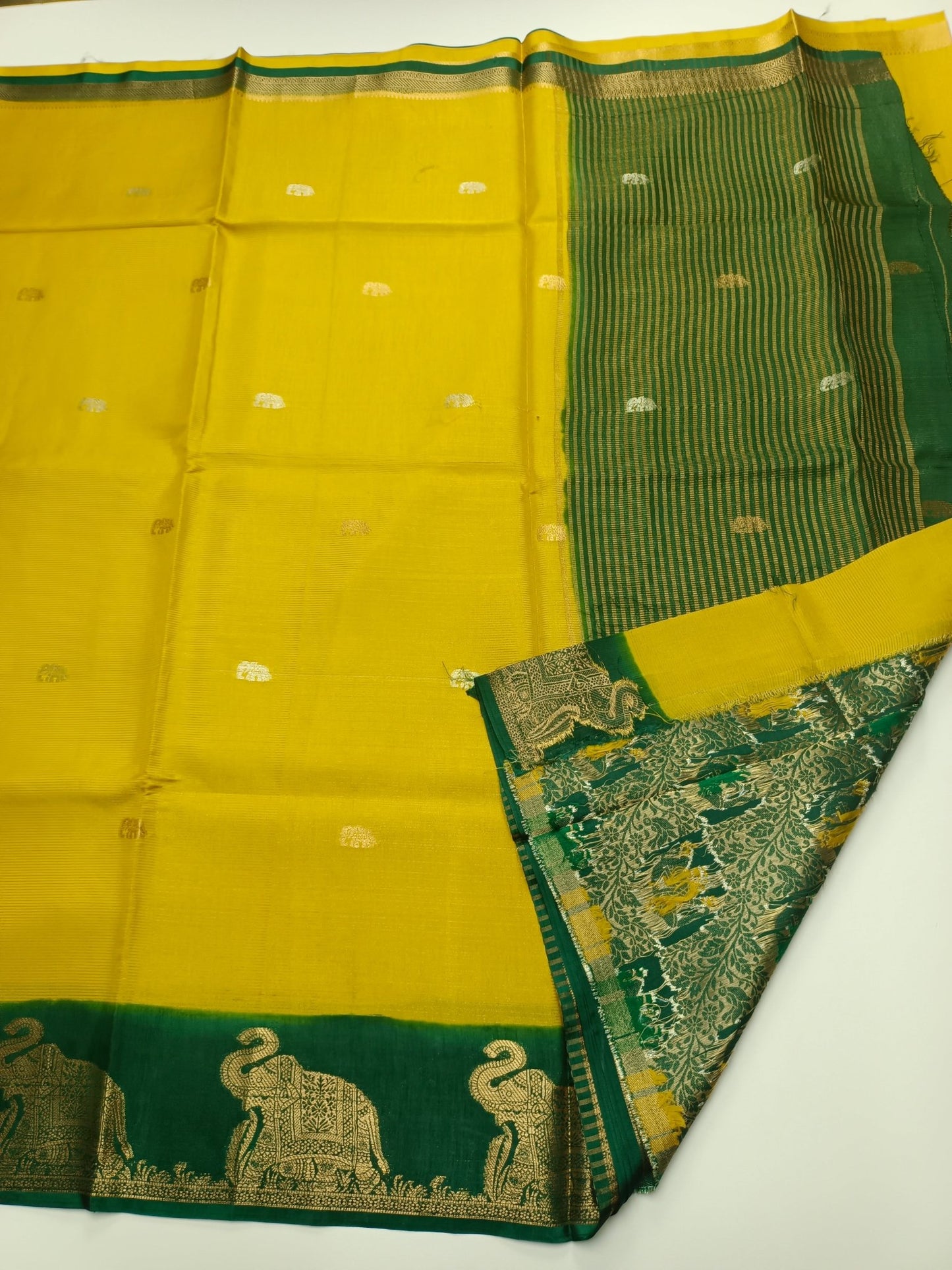 SEMI CREPE SILK SAREE (SPECIAL 20% DISCOUNT) - B S CHANNABASAPPA & SONS