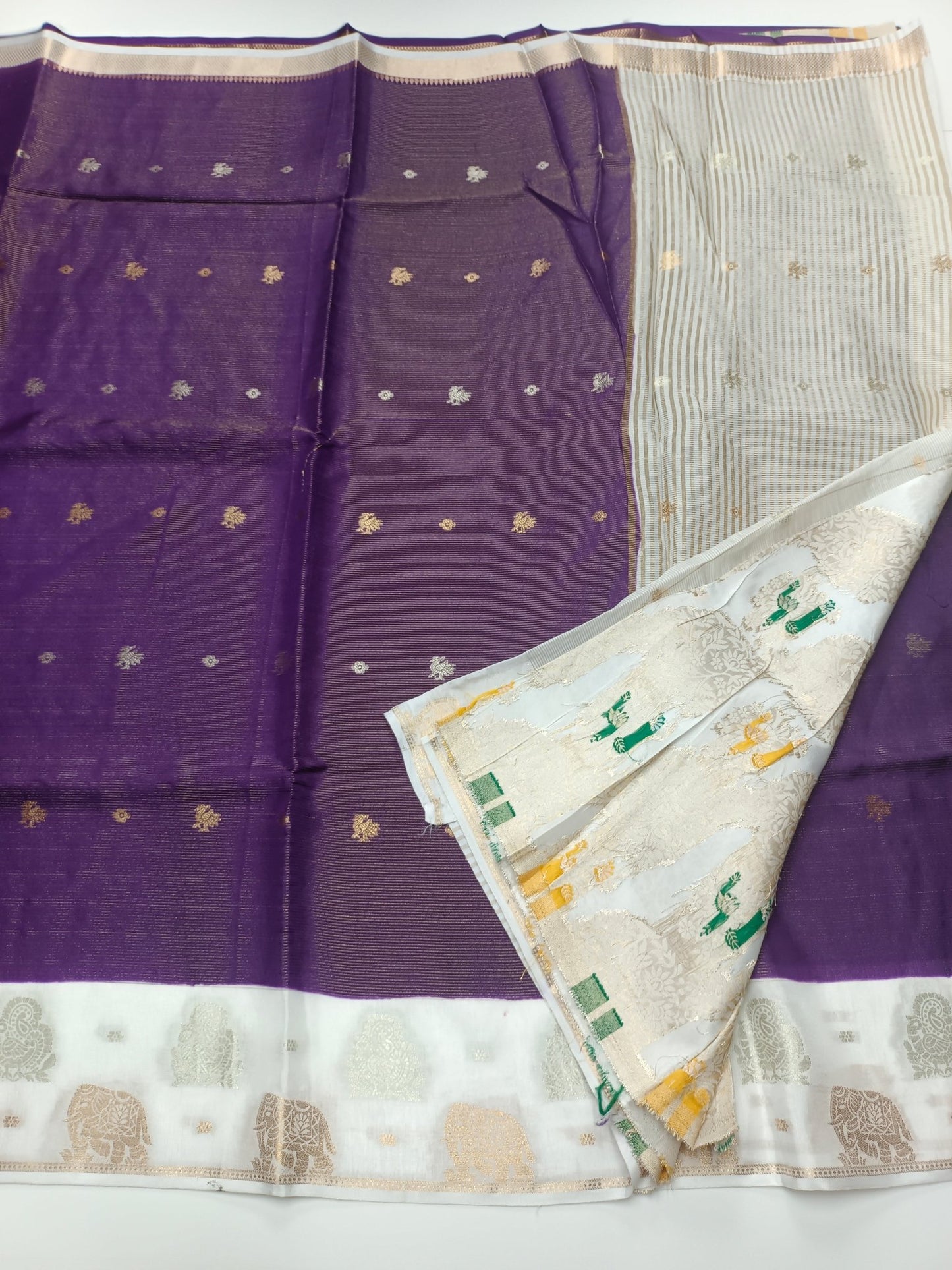 SEMI CREPE SILK SAREE (SPECIAL 20% DISCOUNT) - B S CHANNABASAPPA & SONS