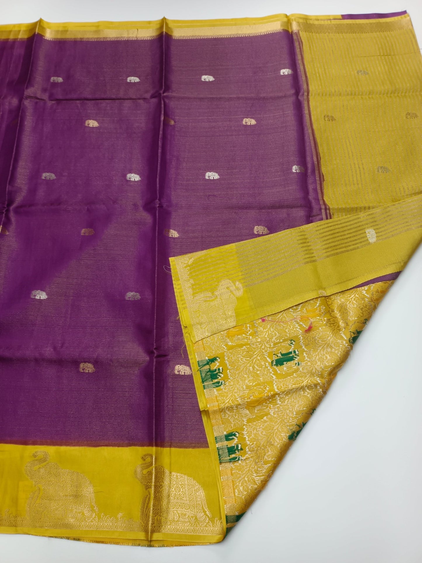 SEMI CREPE SILK SAREE (SPECIAL 20% DISCOUNT) - B S CHANNABASAPPA & SONS